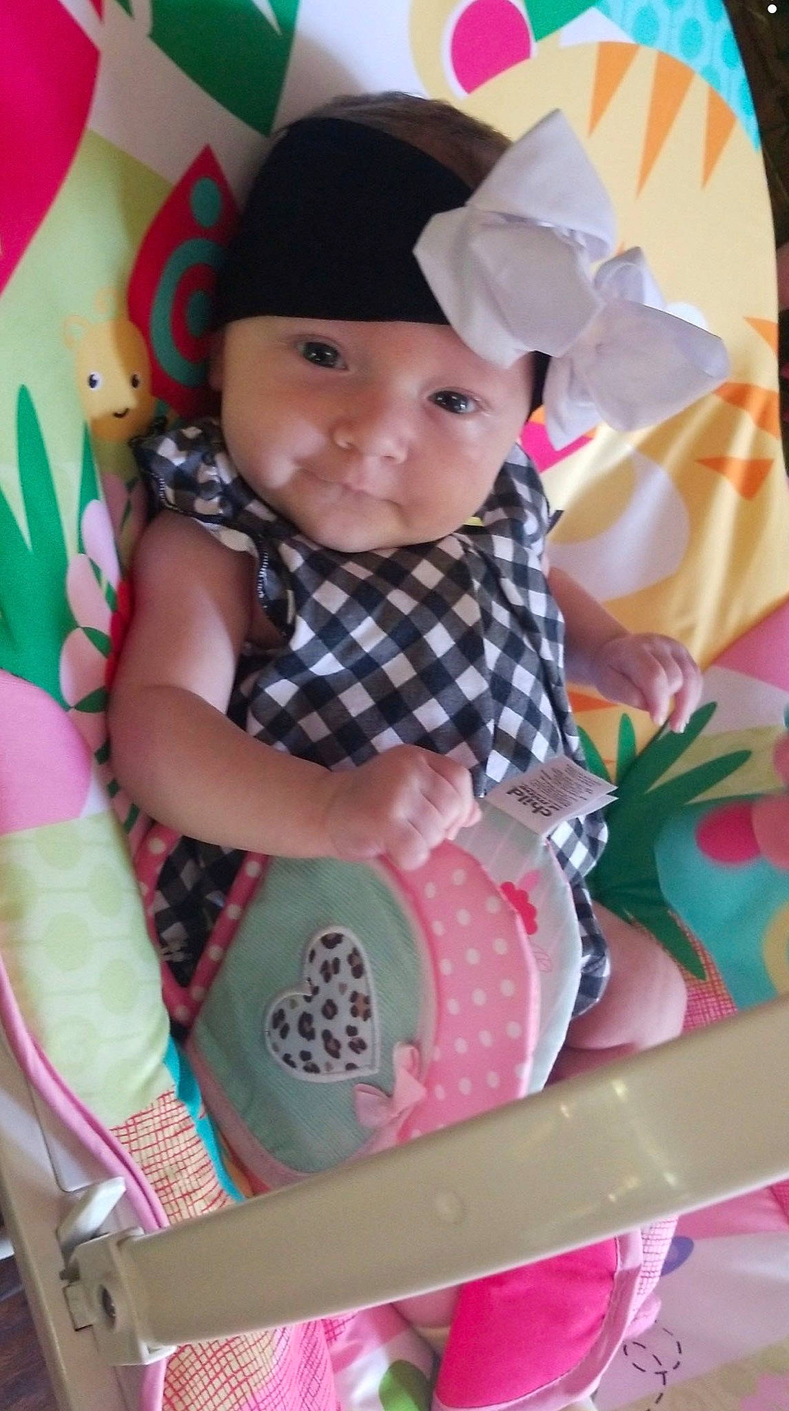 Bailee is registered to the contest to win money with this photo: baby, baby_toddler_clothing, cheek, child, headwear, person, pink, product, skin, toddler