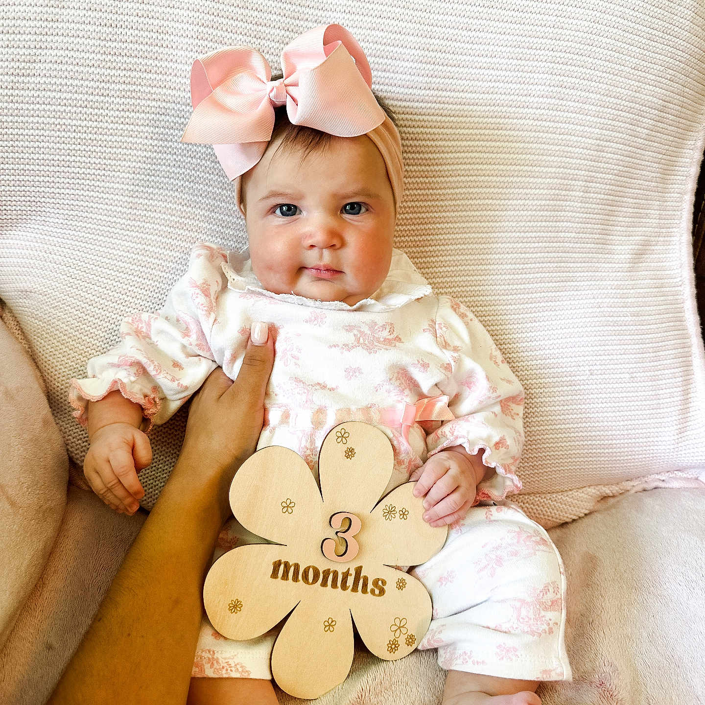 Lovelyn joined the competition — help win amazing prizes! baby, bodypart, bonnet, clothing, couch, cushion, dress, face, finger, furniture, hand, hat, head, homedecor, newborn, pants, person, photography, portrait, sitting