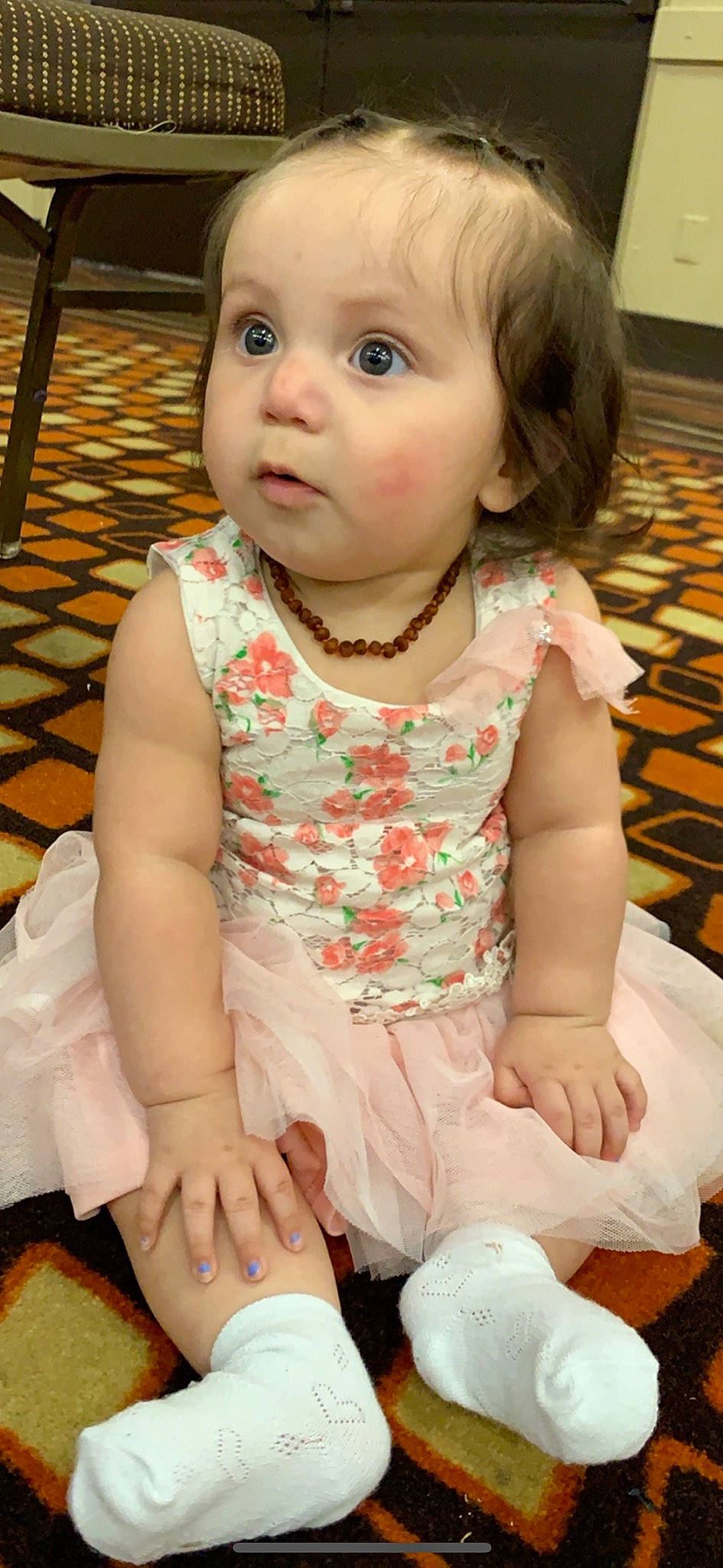 Maria is registered to the contest to win money with this photo: baby, baby_toddler_clothing, cheek, child, person, sitting, skin, toddler