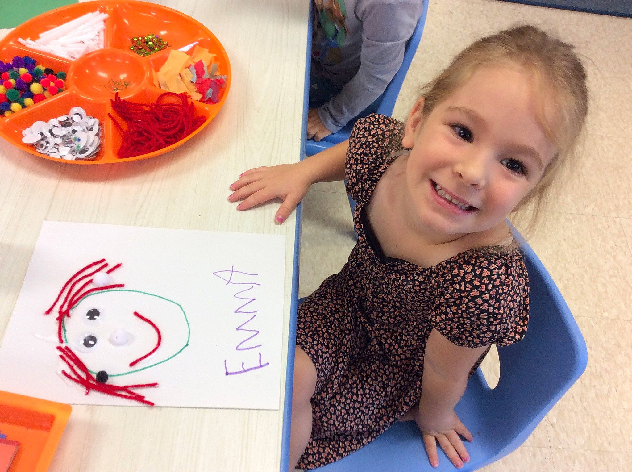 Emma is registered to the contest to win money with this photo: baby, child, head, joy, pattern, person, play, product, room, tableware, textile, toddler