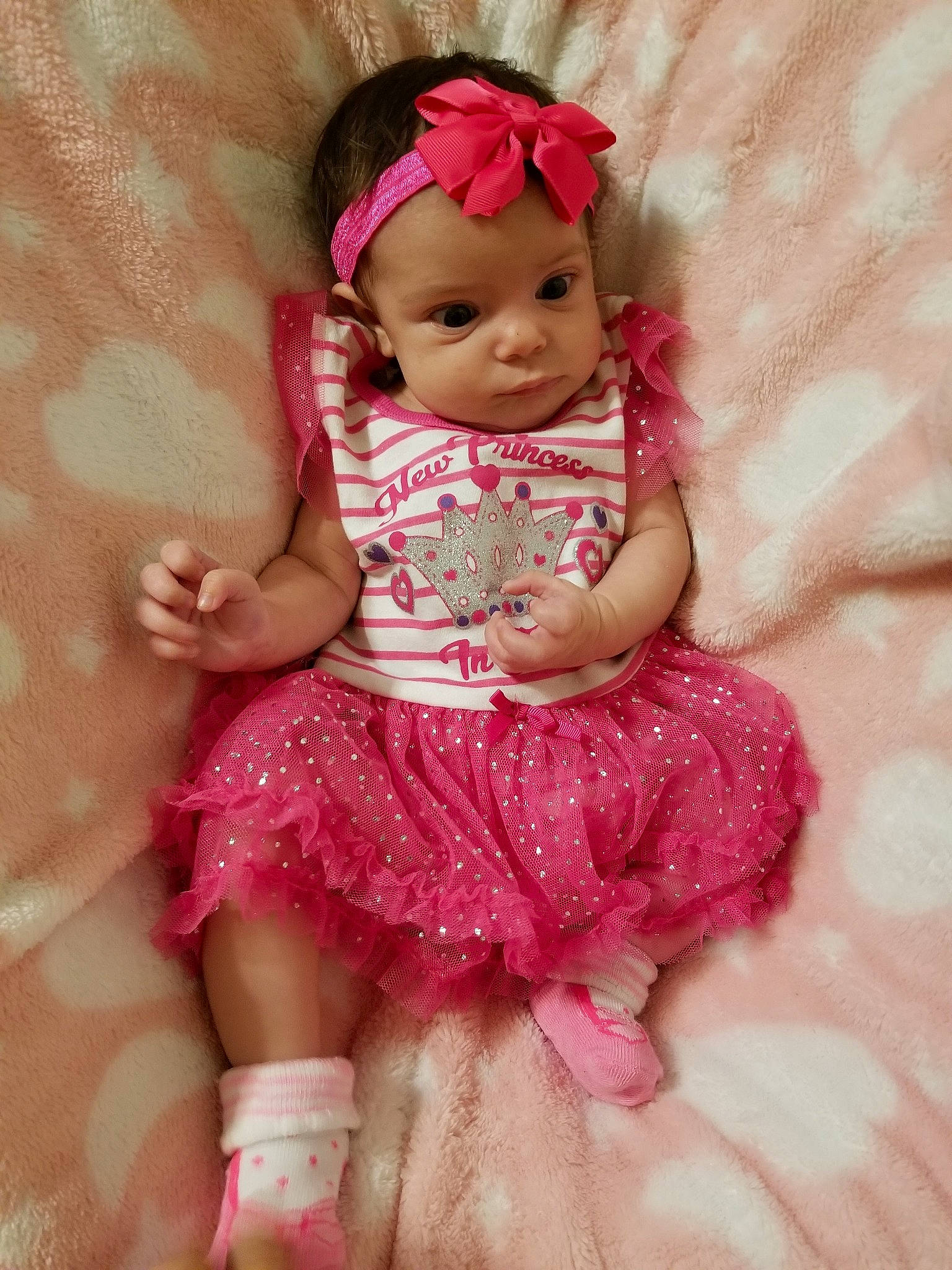 Novaleigh joined the competition — help win amazing prizes! baby, baby_products, baby_toddler_clothing, cheek, child, clothing, doll, dress, hair_accessory, headband, headgear, headpiece, magenta, peach, person, pink, product, skin, toddler, toy