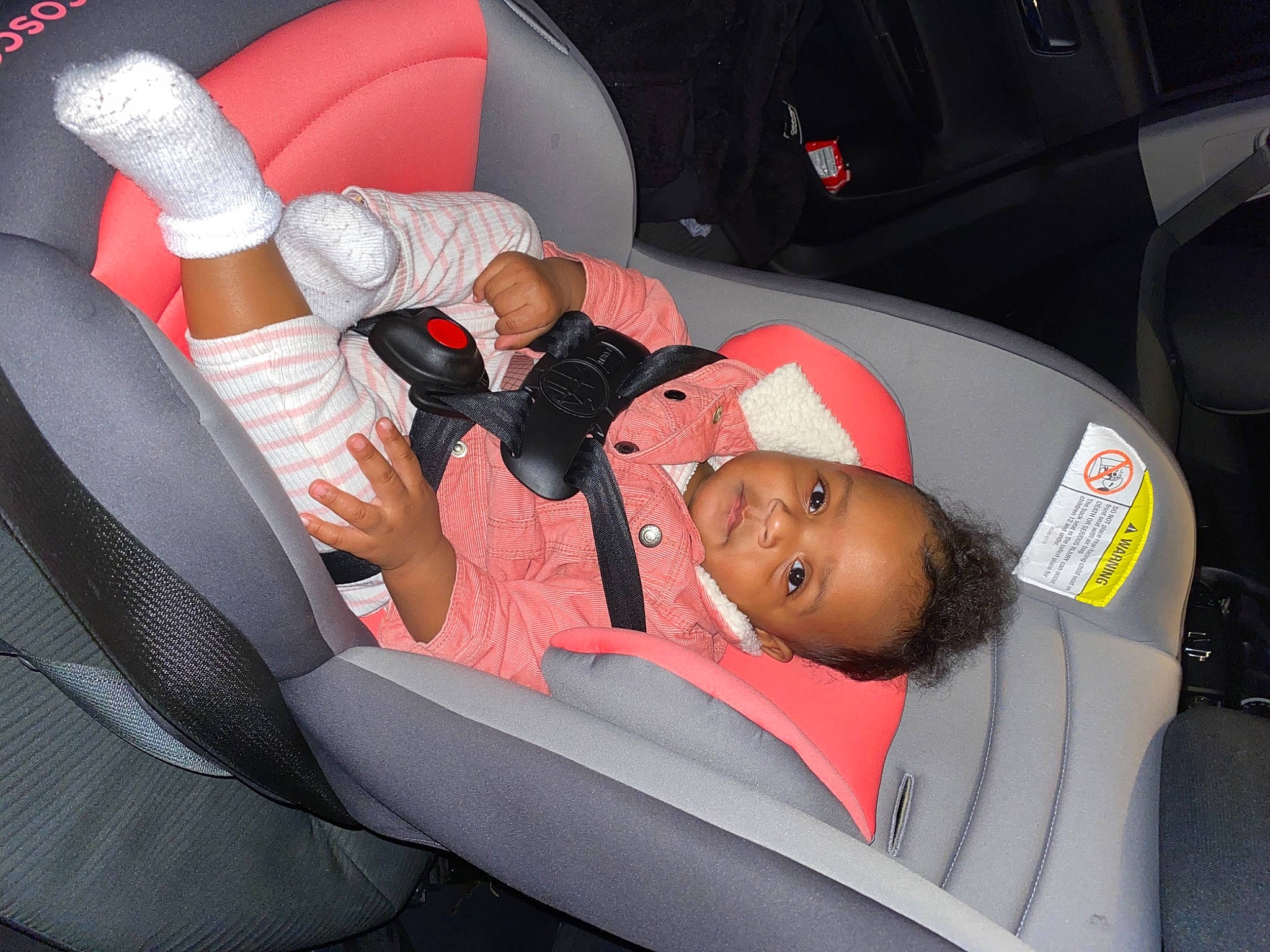 Rosa joined the competition — help win amazing prizes! auto_part, baby, baby_in_car_seat, car_seat, car_seat_cover, child, comfort, person, product, seat_belt