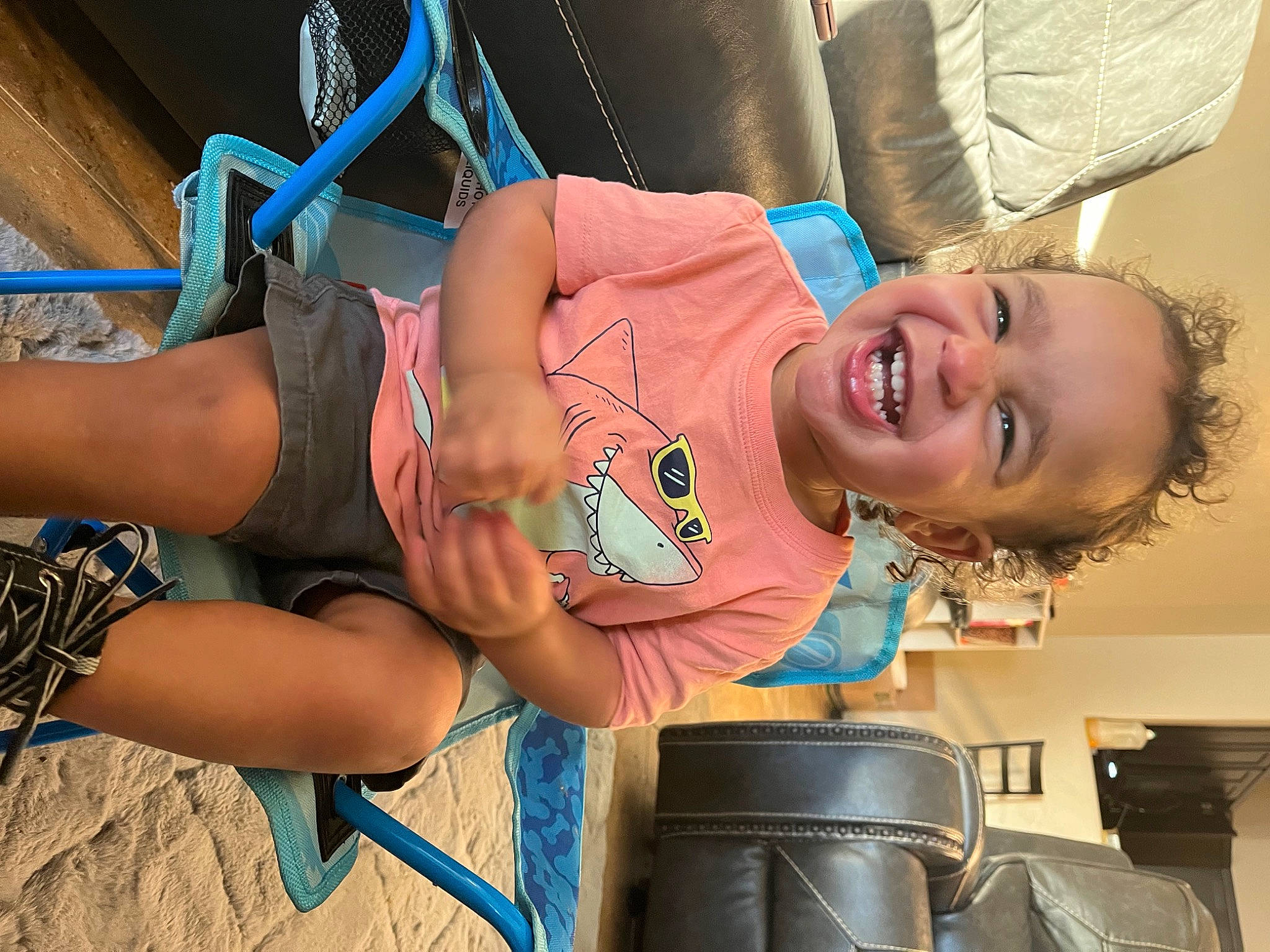 Keaton joined the competition — help win amazing prizes! arm, automotive_tire, blue, eye, hair, hairstyle, hand, happy, hat, head, human_body, joint, leg, leisure, mouth, muscle, organ, person, shorts, smile