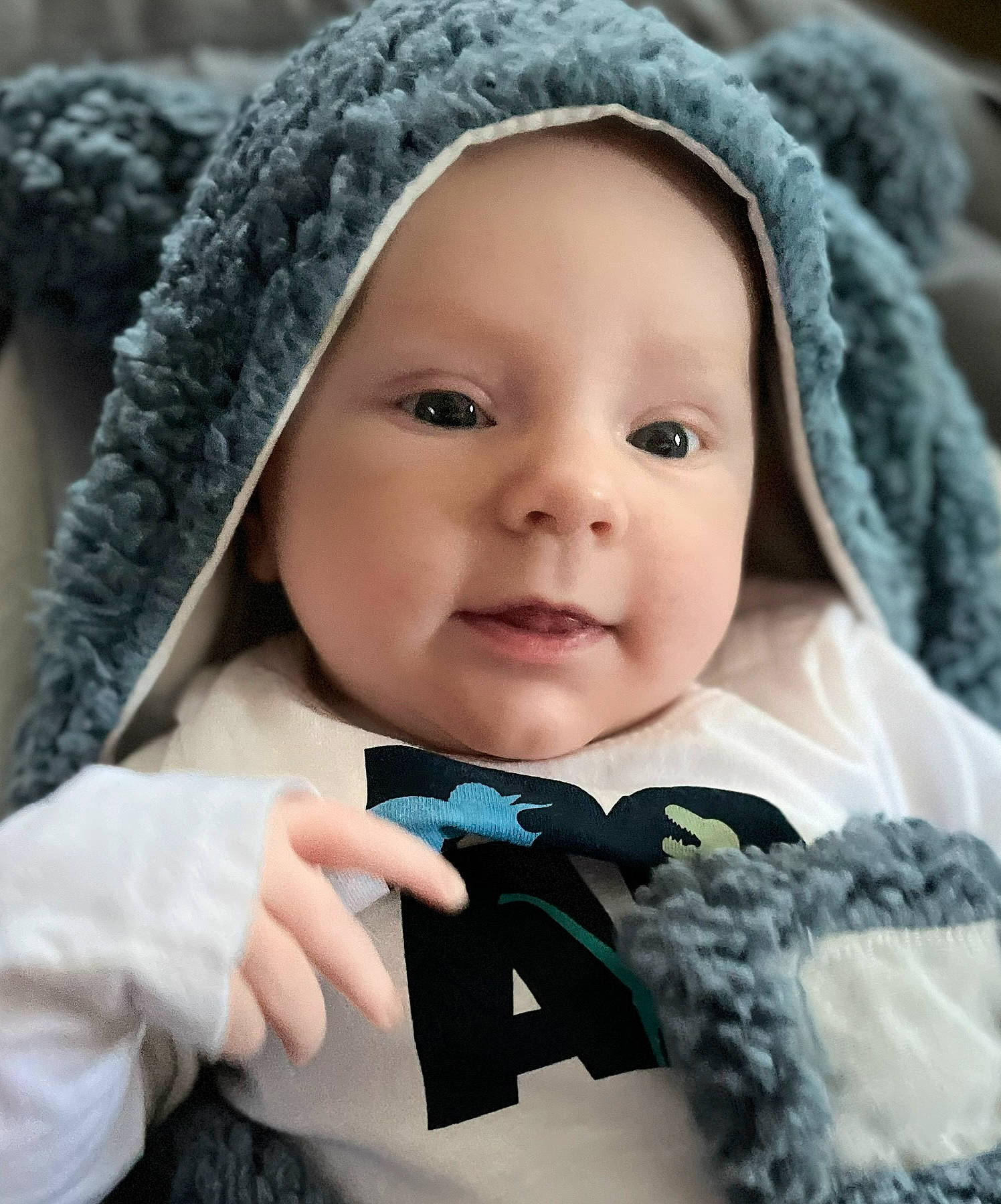 Dax joined the competition — help win amazing prizes! baby, baby_toddler_clothing, cap, cheek, child, close_up, eye, happy, headgear, headwear, iris, knit_cap, linens, lip, outerwear, people, person, skin, smile, textile