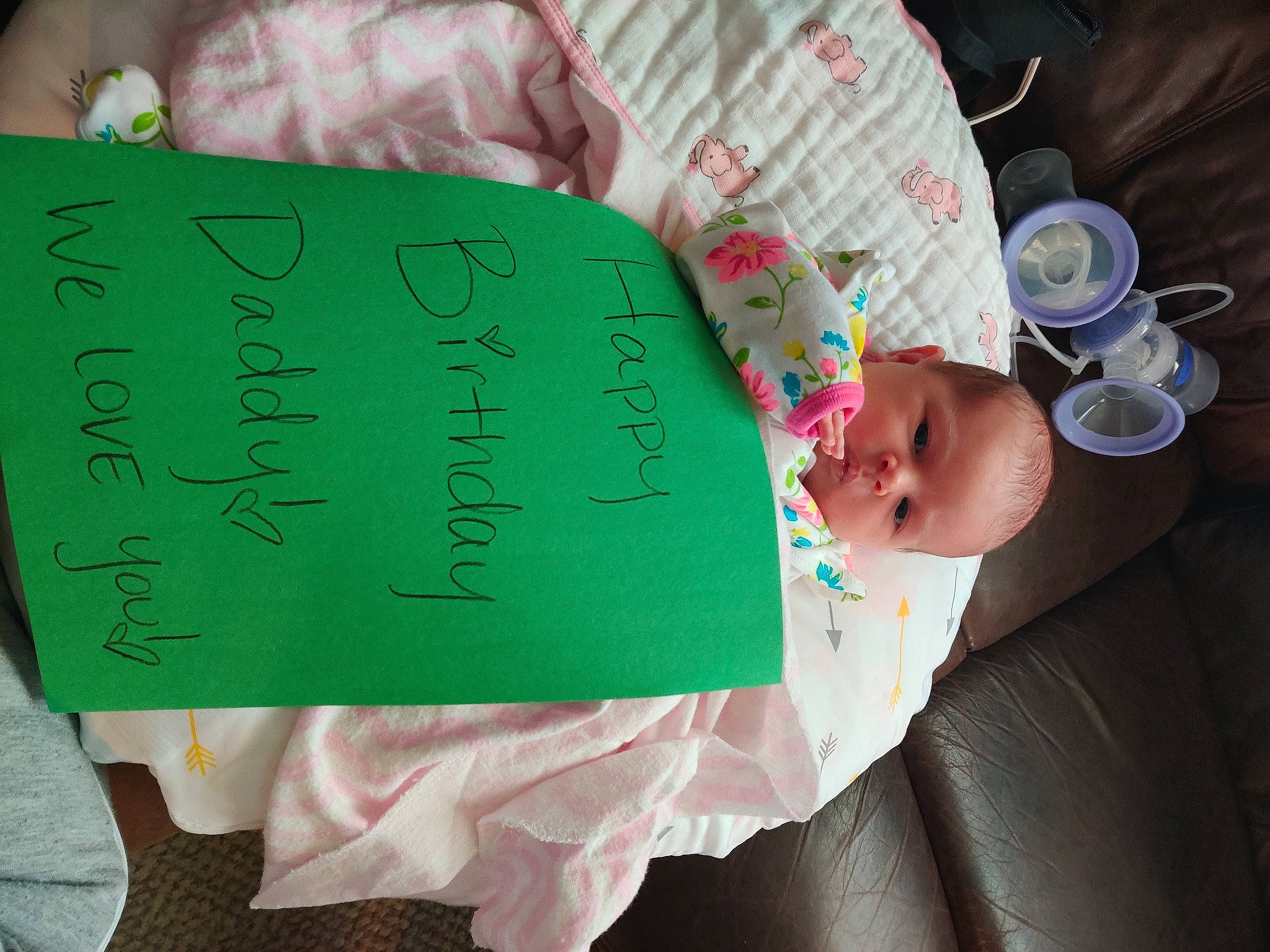 Ivy is registered to the contest to win money with this photo: baby, child, green, hand, paper, person, play, toddler
