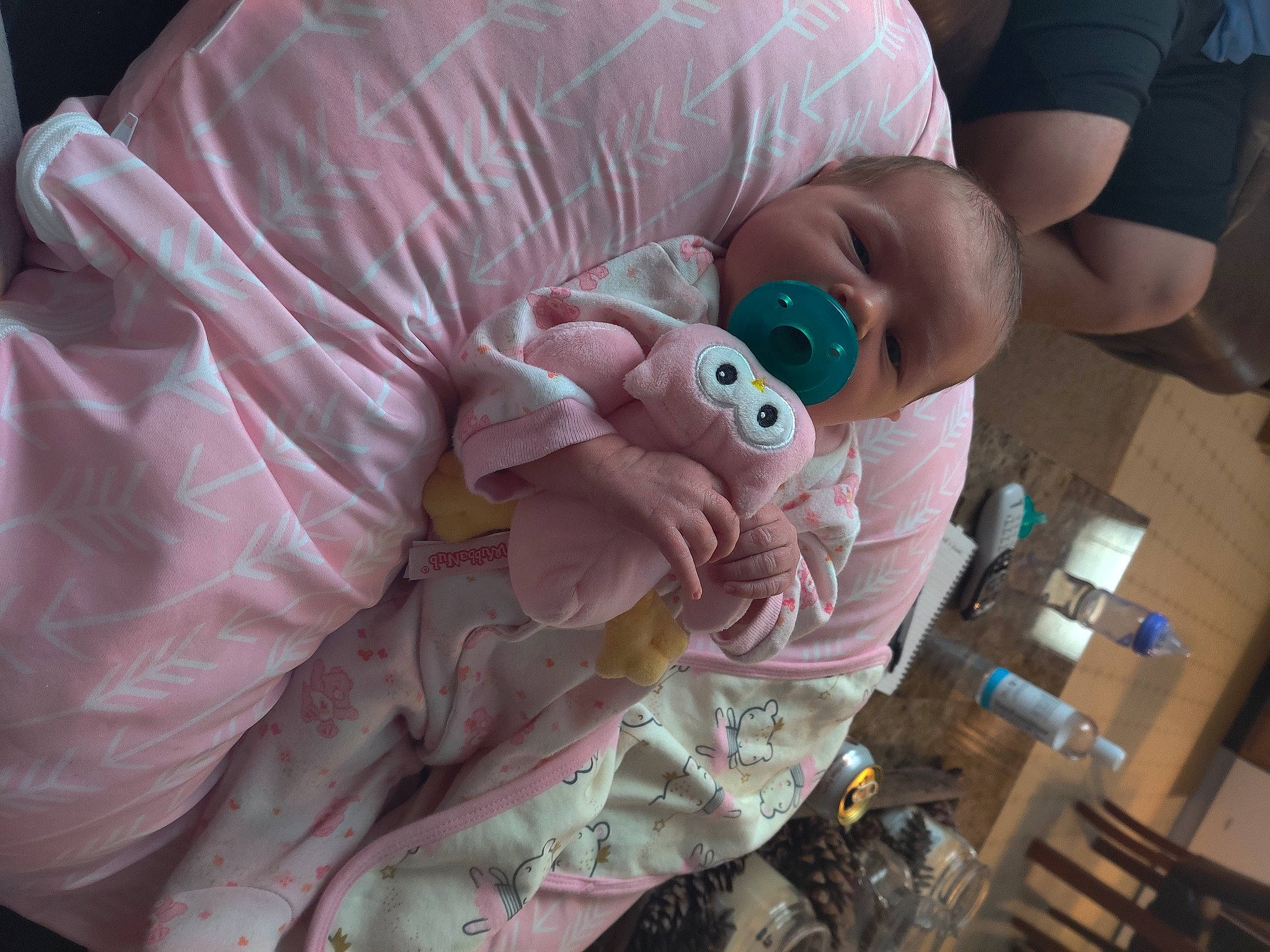 Ivy is registered to the contest to win money with this photo: baby, child, person, pink