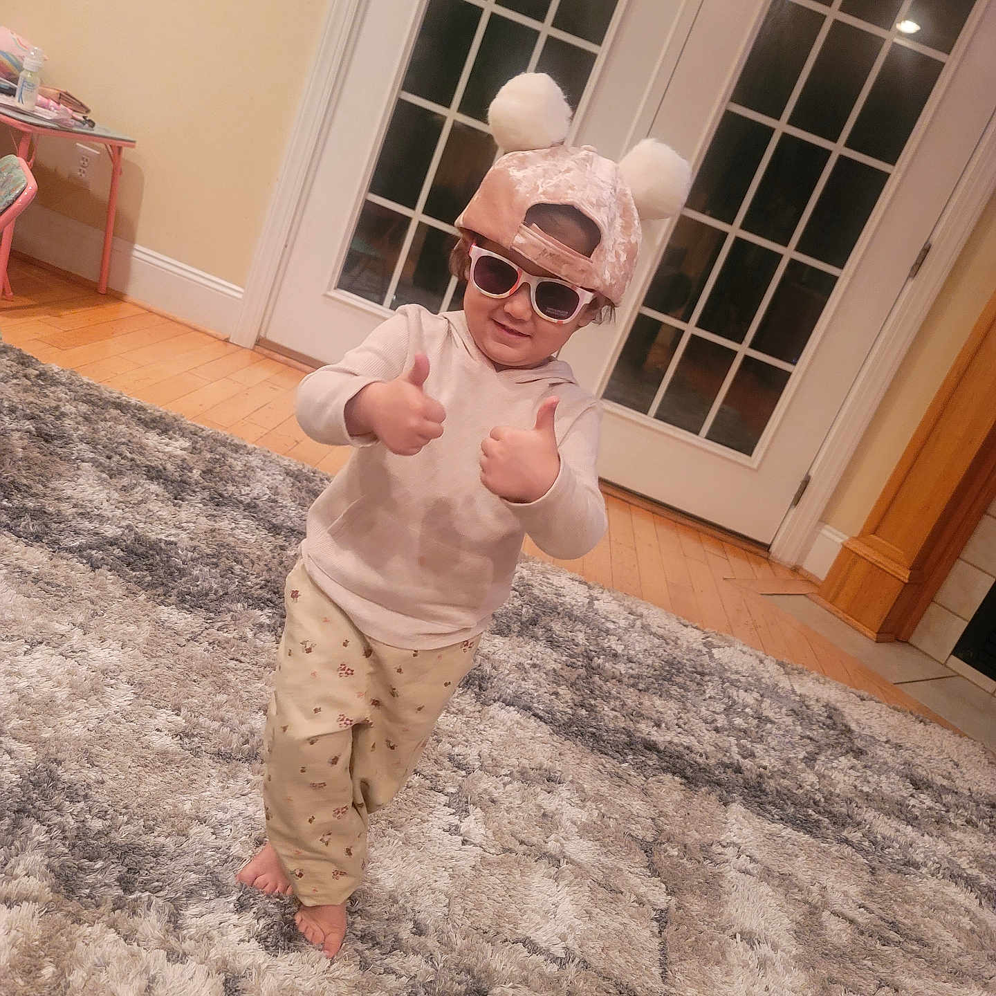 Dua joined the competition — help win amazing prizes! accessories, architecture, baby, bodypart, clothing, costume, door, face, finger, glasses, hand, hat, head, homedecor, pants, person, photography, portrait, sunglasses, wood