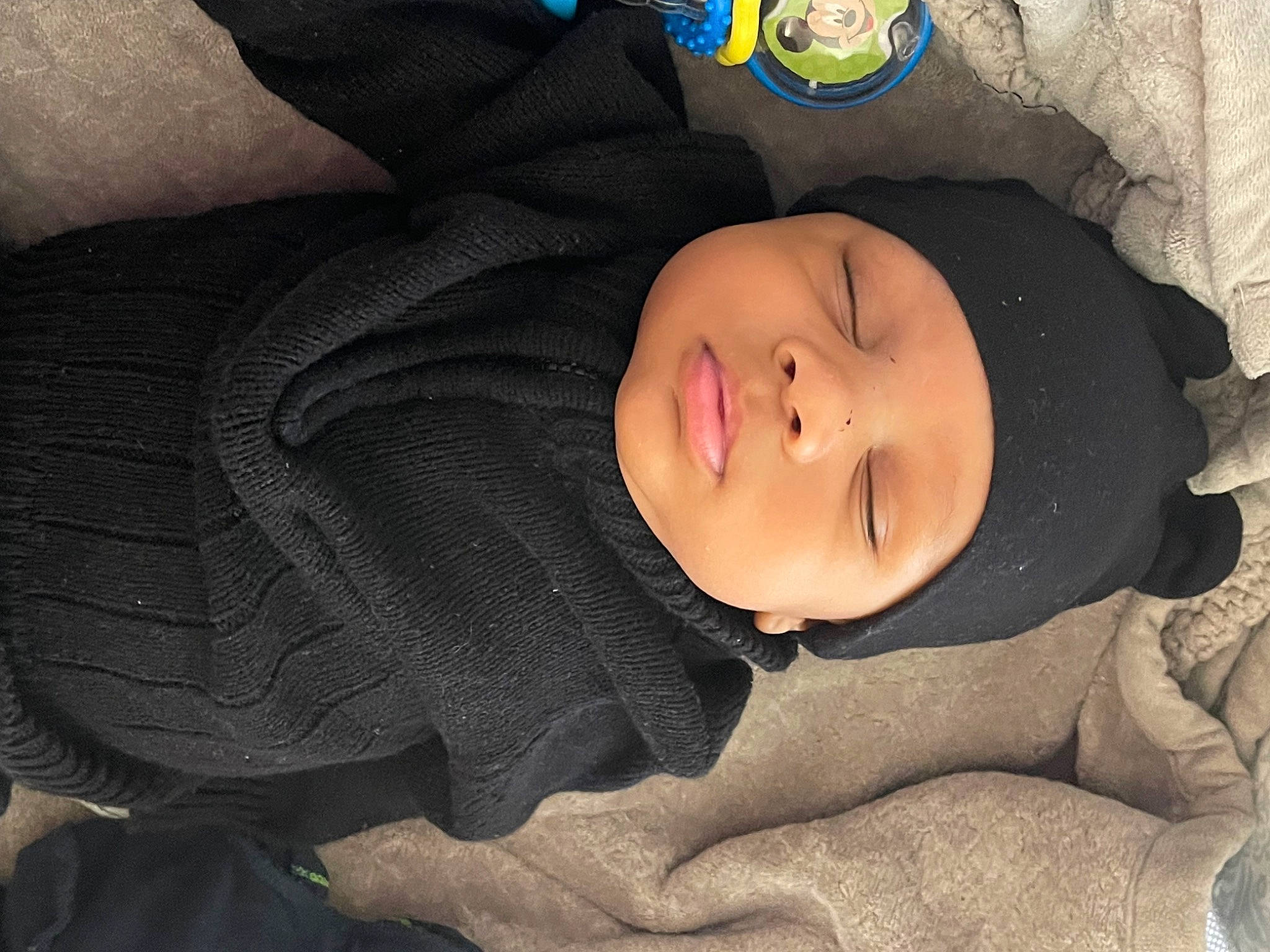 Sereno joined the competition — help win amazing prizes! baby, baby_toddler_clothing, bedtime, cheek, child, comfort, fun, hat, headwear, linens, nap, nose, person, plant, sitting, sleep, sleeve, smile, toddler, tree