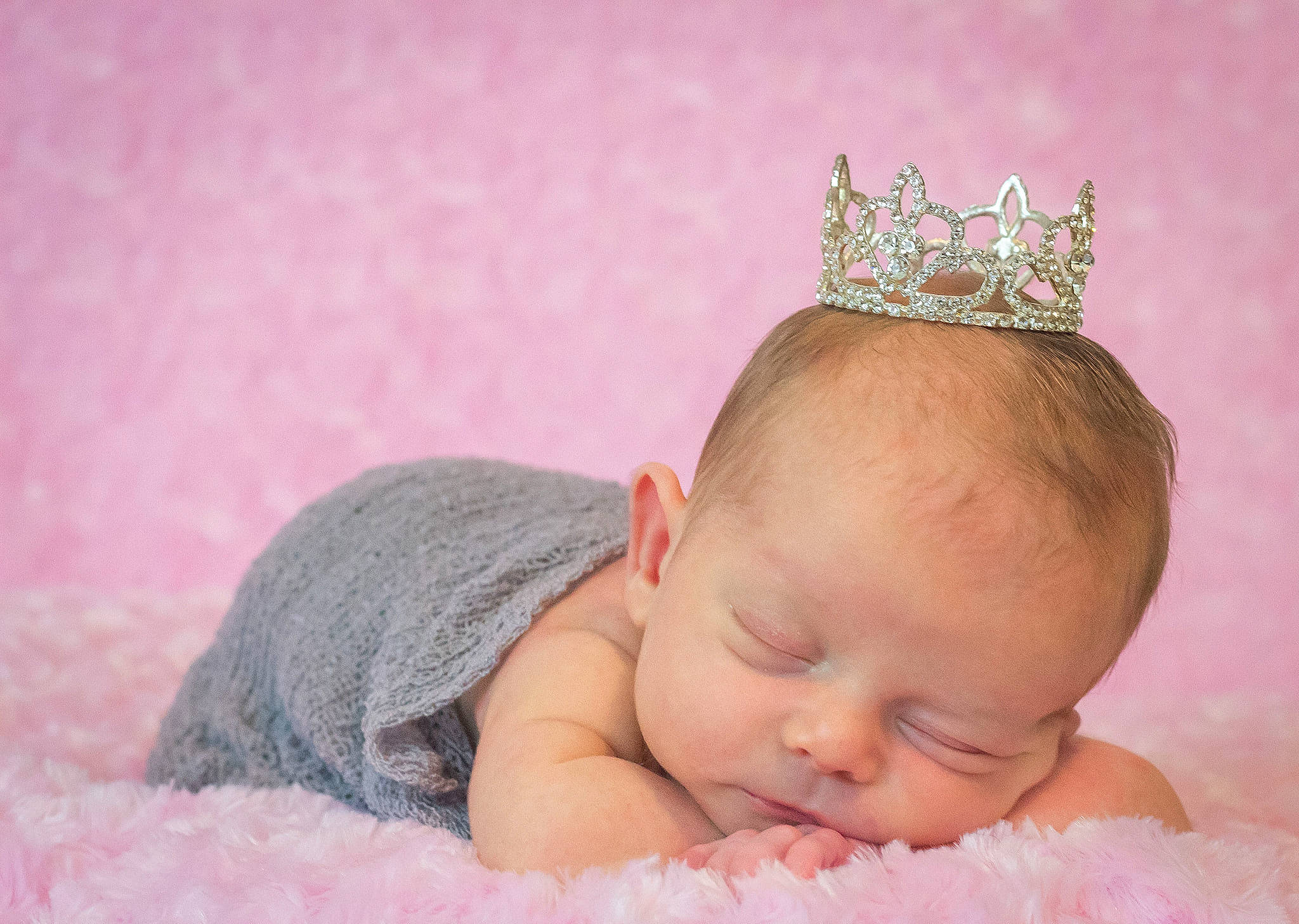 Emalyn joined the competition — help win amazing prizes! baby, baby_sleeping, child, costume_accessory, crown, ear, fashion_accessory, hair_accessory, headband, headgear, headpiece, jewellery, person, photograph, photography, pink, tiara, toddler