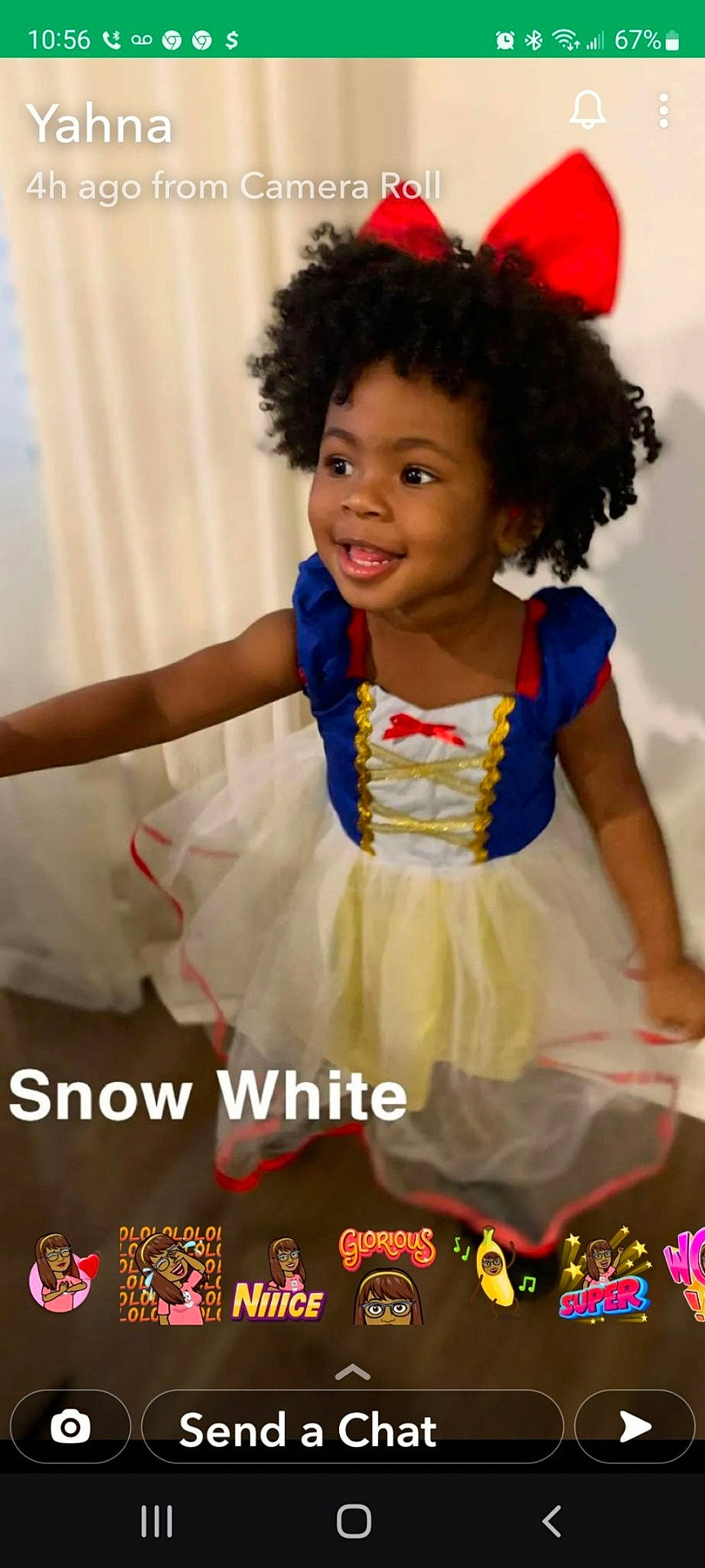 Onyx joined the competition — help win amazing prizes! afro, baby_toddler_clothing, child, curtain, dress, event, face, facial_expression, fashion, fashion_design, fun, hairstyle, happy, human, joy, person, pink, red, skin, sleeve