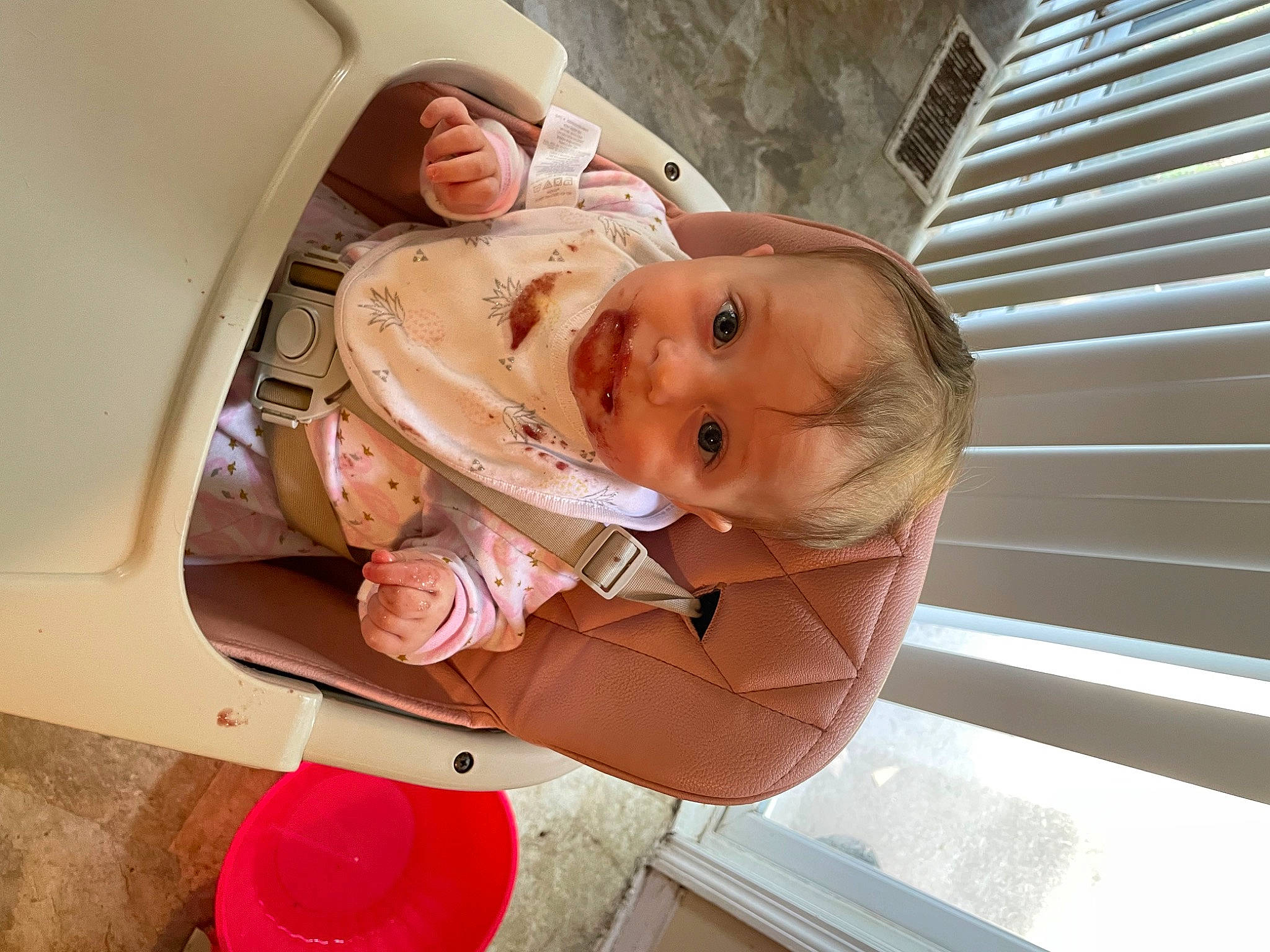 Valerie joined the competition — help win amazing prizes! baby, baby_carriage, baby_products, baby_toddler_clothing, car, car_seat, child, comfort, family_car, fashion_accessory, fun, happy, hat, person, pink, room, smile, toddler, vehicle_door, window