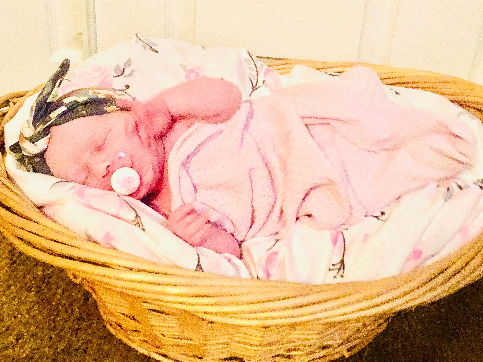 Arizona joined the competition — help win amazing prizes! baby, baby_products, baby_sleeping, basket, bedtime, birth, child, comfort, nap, person, pink, product, sleep, wicker