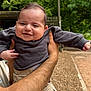 Aram a rejoint le concours — aidez-le/la à gagner de superbes lots ! baby, smiling, person, child, outdoor, nature, greenery, playground, happy, holding, clothing, sweater, pants, hand, face, portrait, cute, infant, park, daylight