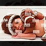 art, baby, baseball, baseballglove, beanie, bodypart, bonnet, cap, clothing, collage, face, finger, glove, hand, hat, head, newborn, person, photography, portrait