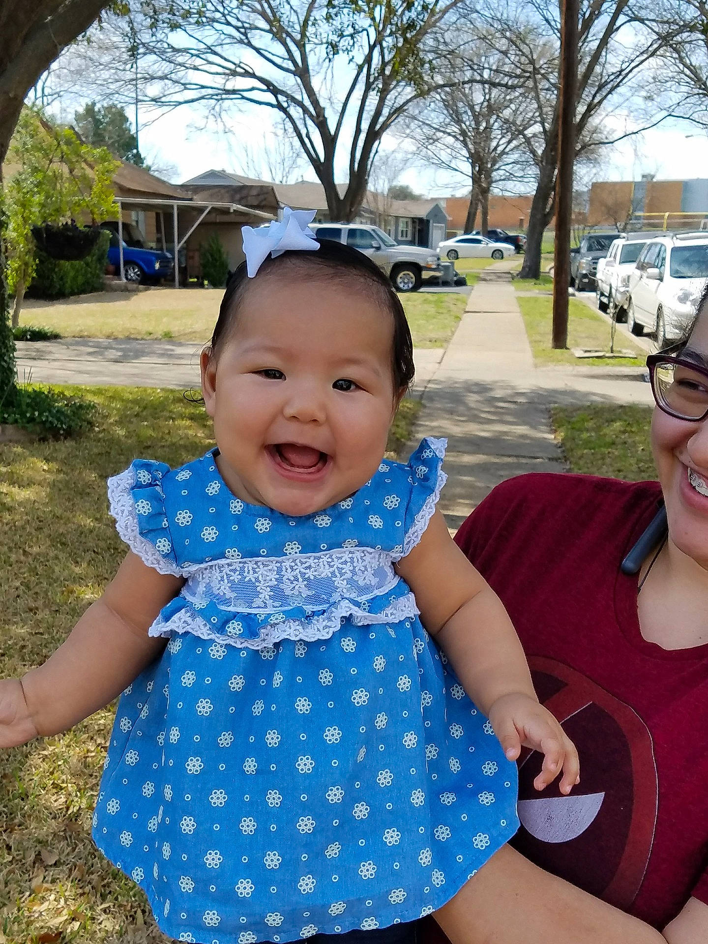 Aliyana joined the competition — help win amazing prizes! blue, child, day, facial_expression, fun, girl, happiness, infant, joy, pattern, person, plaid, product, skin, smile, summer, toddler, vacation
