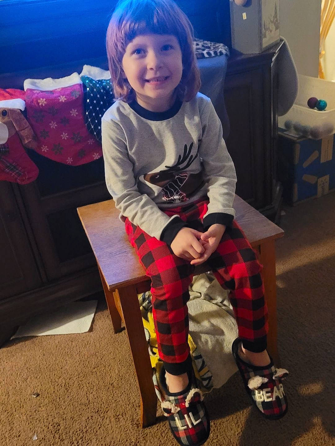 Amia joined the competition — help win amazing prizes! chair, cool, eye, face, furniture, hair, happy, head, joy, knee, lap, leg, person, plaid, sleeve, smile, sock, sportswear, standing, tartan