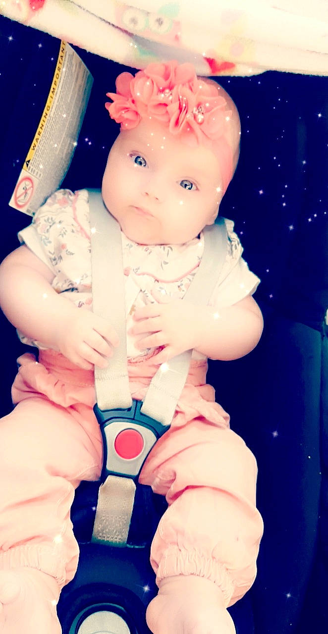 Zoelyna a rejoint le concours — aidez-le/la à gagner de superbes lots ! baby, cheek, child, doll, ear, figurine, person, play, toddler, toy