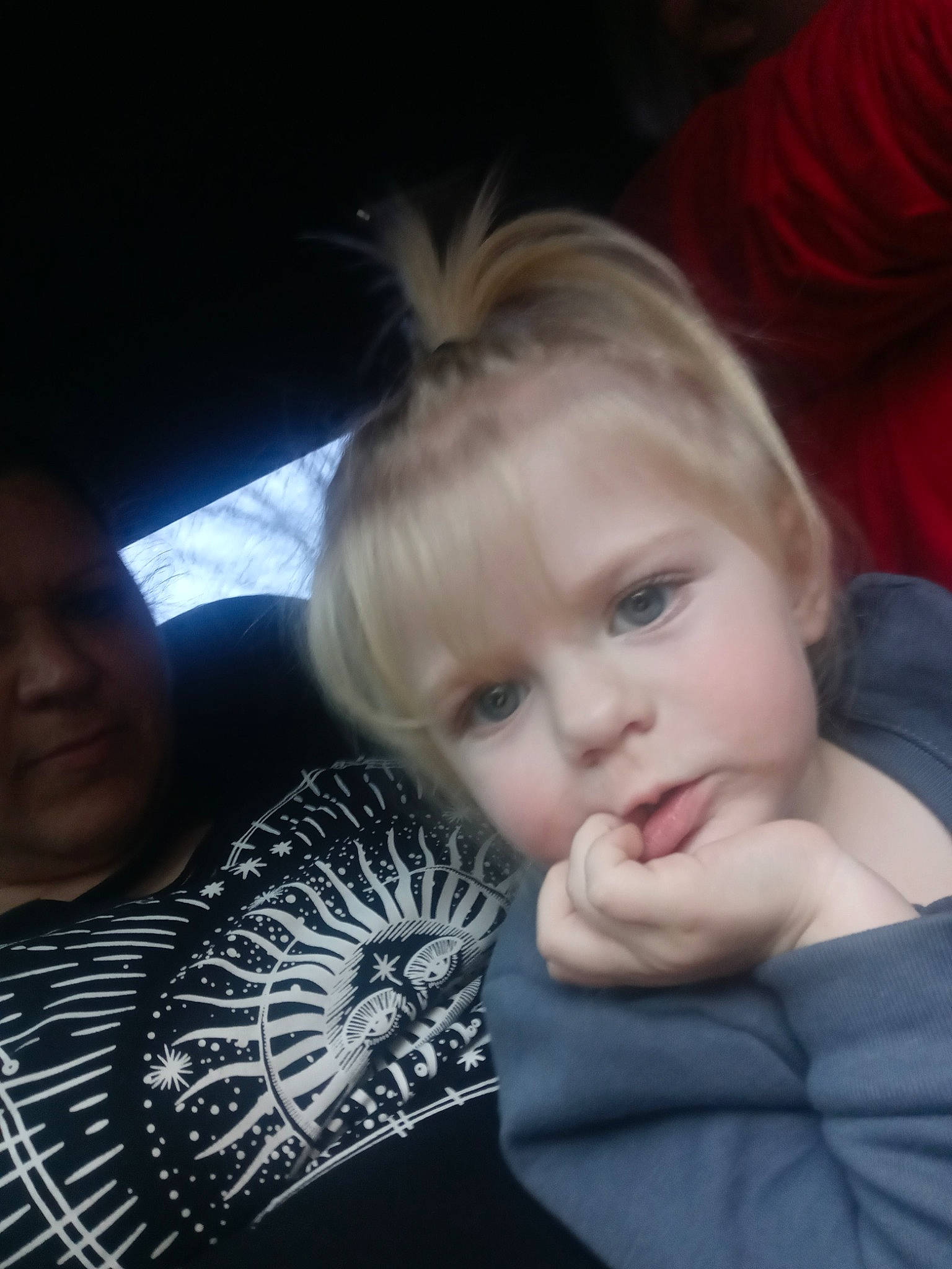 Addison joined the competition — help win amazing prizes! baby, brown_hair, car_seat, cheek, child, comfort, ear, eye, eyelash, fun, fur, gesture, happy, hug, iris, luxury_vehicle, nose, person, sitting, toddler