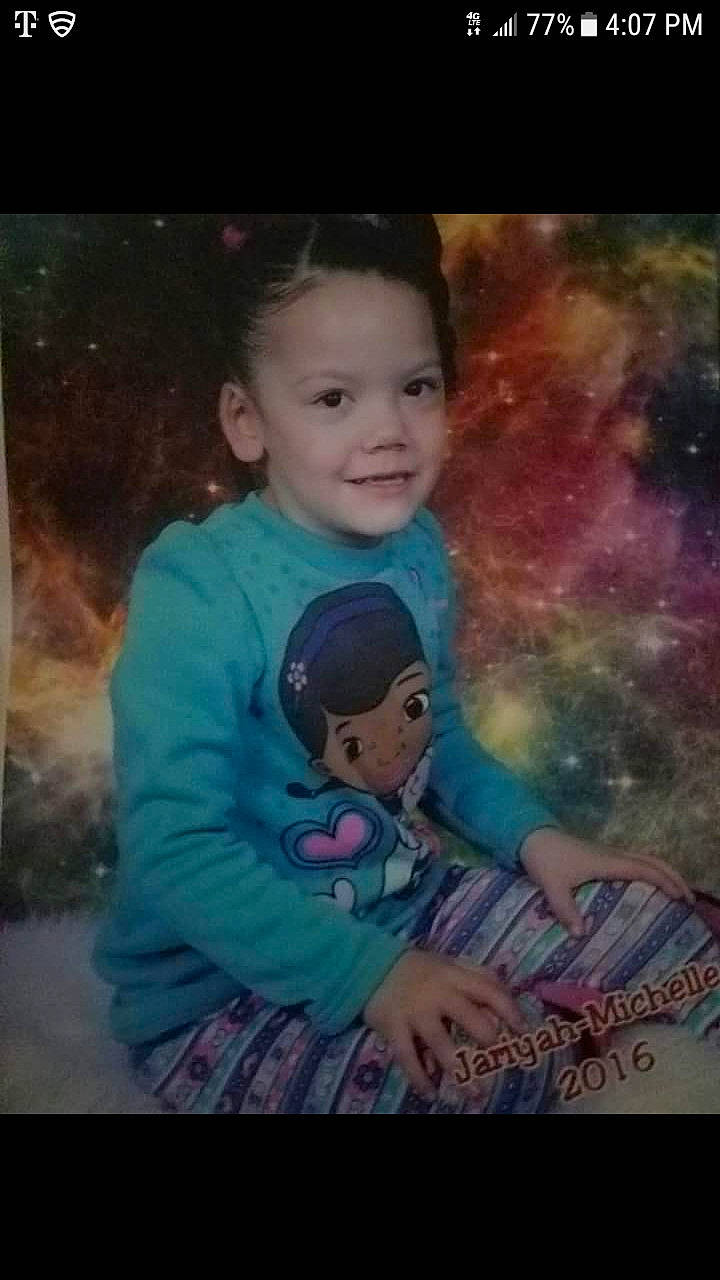 Jariyah-michelle is registered to the contest to win money with this photo: cheek, child, emotion, eye, face, facial_expression, forehead, fun, girl, head, human, joy, mouth, nose, person, phenomenon, photo_caption, purple, smile, space