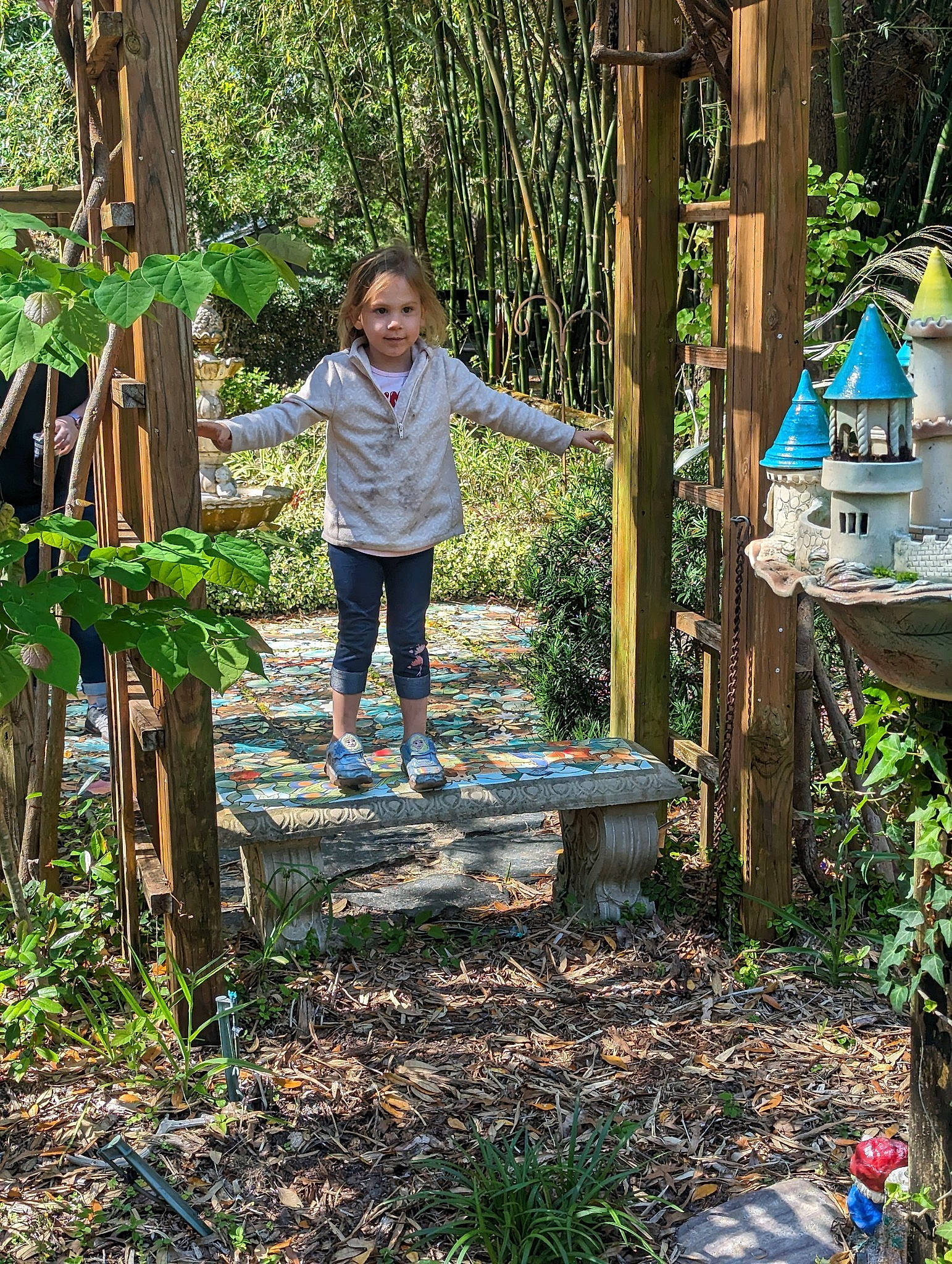 June joined the competition — help win amazing prizes! adaptation, biome, botany, forest, fun, garden, grass, green, leaf, leisure, nature, people_in_nature, person, plant, recreation, soil, toddler, tree, trunk, wood