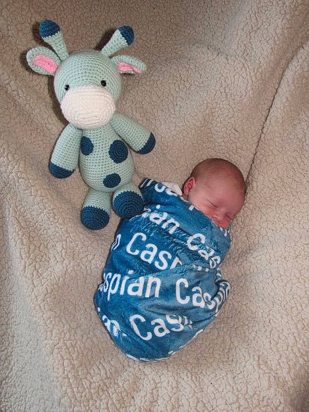 Caspian joined the competition — help win amazing prizes! baby, baby_products, baby_sleeping, baby_toddler_clothing, baby_toys, bedding, child, comfort, linens, mammal, pattern, person, plush, product, room, stuffed_toy, teddy_bear, textile, toddler, toy