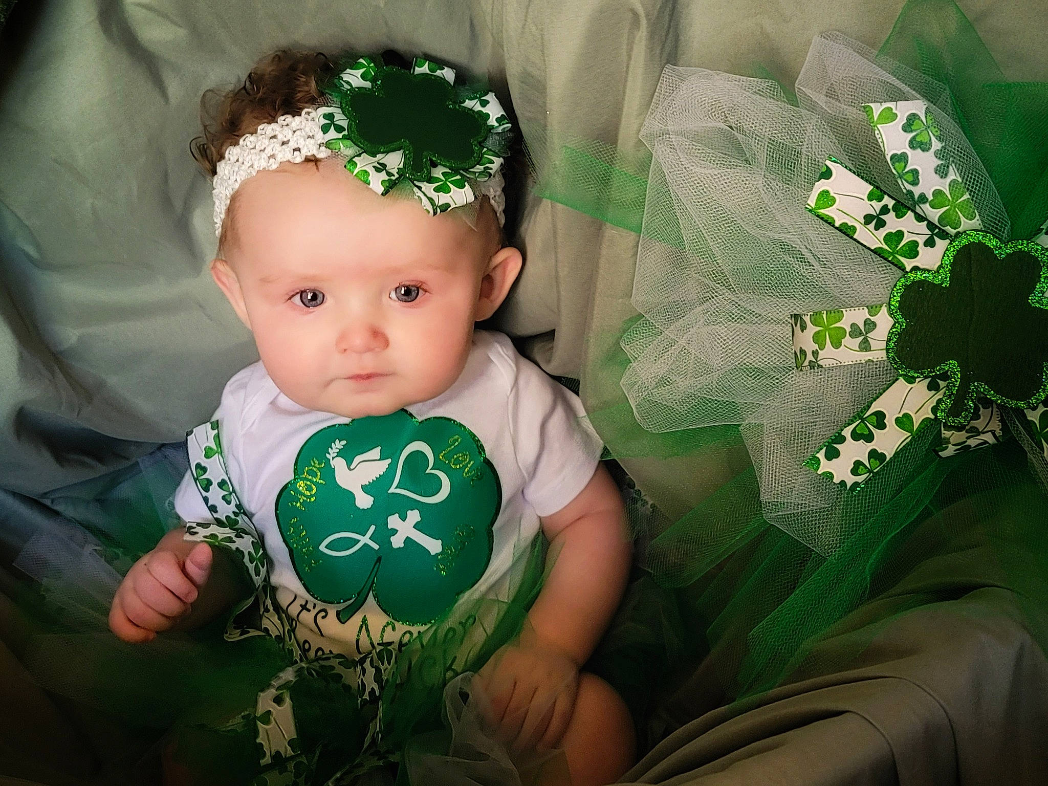 Stella joined the competition — help win amazing prizes! baby, baby_toddler_clothing, child, costume_hat, event, fashion_accessory, flash_photography, grass, hair_accessory, happy, hat, headband, headpiece, headwear, holiday, iris, jewellery, leaf, people_in_nature, person