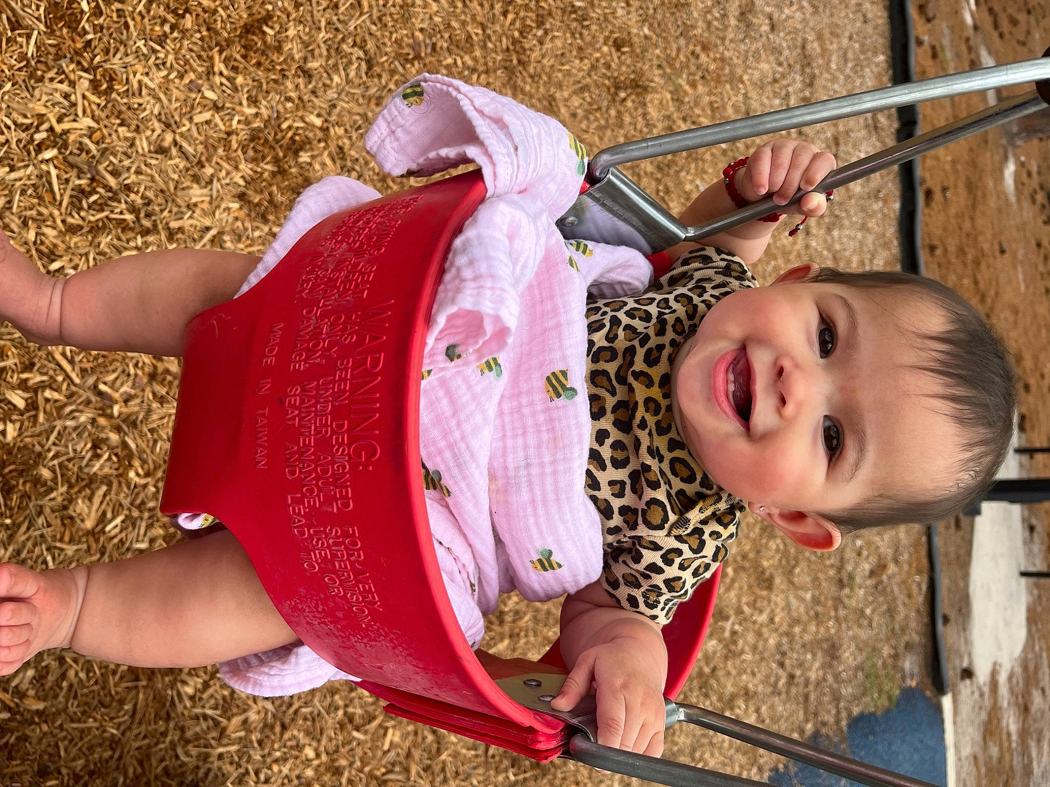Claudia joined the competition — help win amazing prizes! baby, baby_toddler_clothing, child, fun, grass, happy, human_leg, joy, leaf, leisure, pattern, people_in_nature, person, play, recreation, red, sitting, smile, summer, toddler