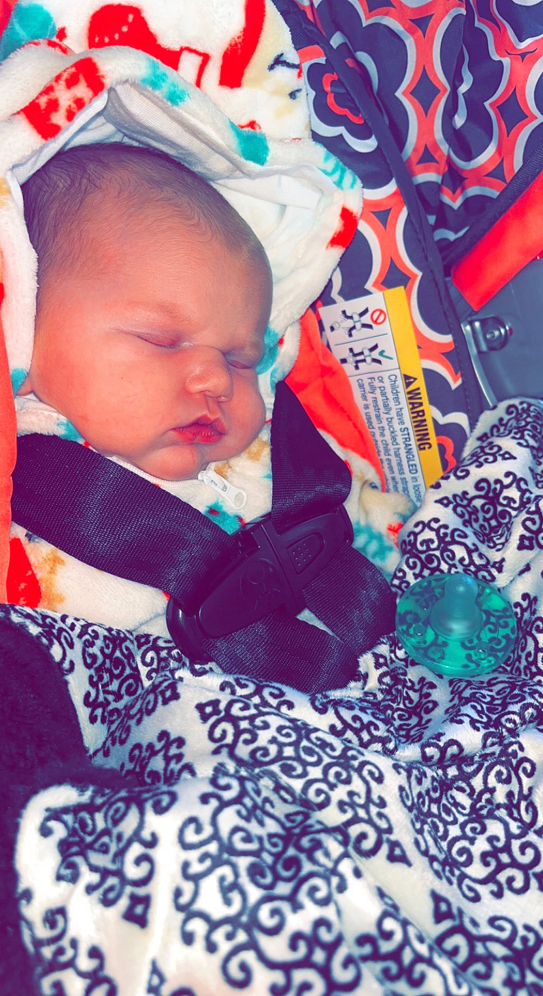 Dixi-rae is registered to the contest to win money with this photo: art, baby, baby_products, baby_sleeping, baby_toddler_clothing, beanie, bedtime, cheek, child, comfort, cool, electric_blue, happy, linens, magenta, pattern, person, purple, textile, toddler