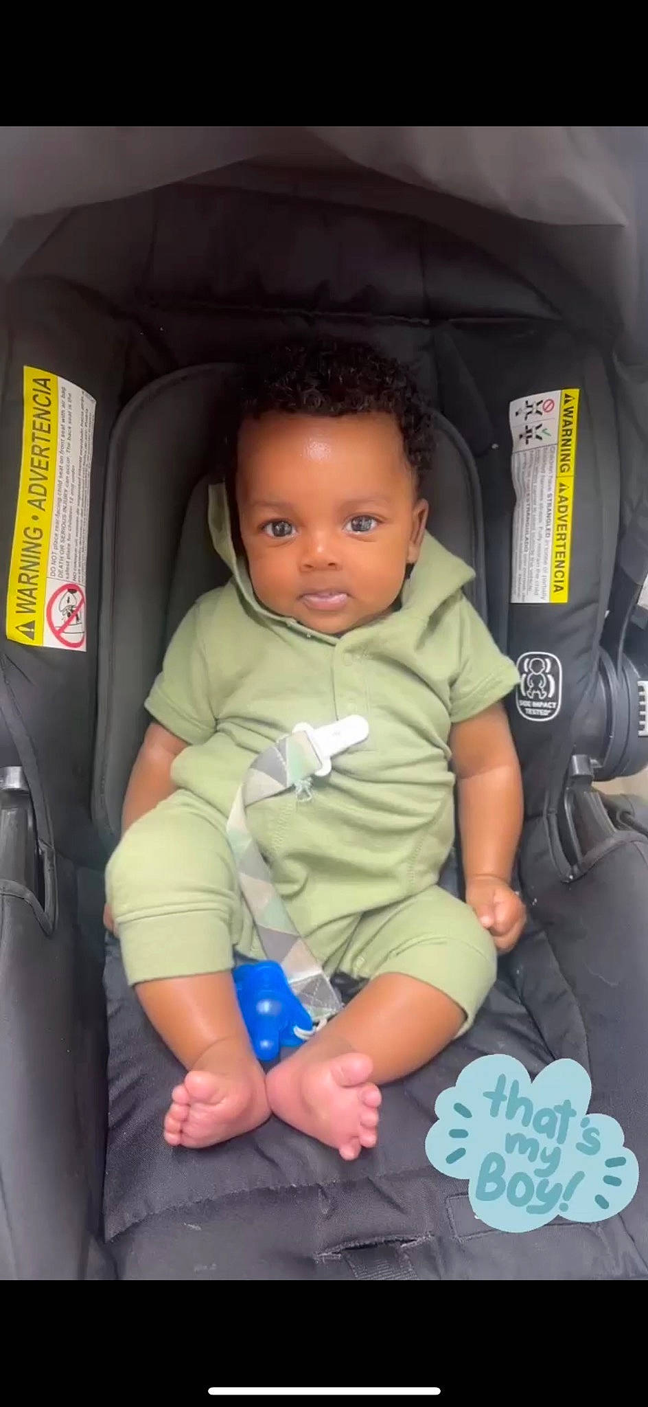 Karter joined the competition — help win amazing prizes! auto_part, baby, baby_carriage, baby_products, baby_toddler_clothing, car_seat, car_seat_cover, chair, cheek, child, comfort, family_car, fun, head_restraint, human, person, sitting, thumb, toddler, vehicle_door