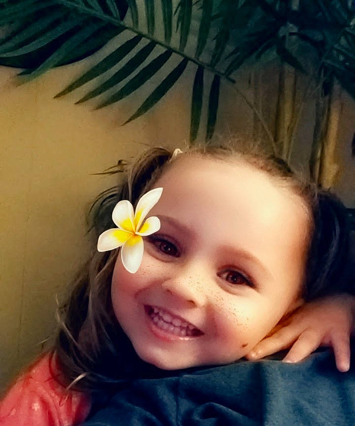 Isabella Rose is registered to the contest to win money with this photo: beauty, cheek, child, close_up, ear, eye, eyebrow, eyelash, face, flower, forehead, hair, head, joy, lip, mouth, nose, organ, person, skin