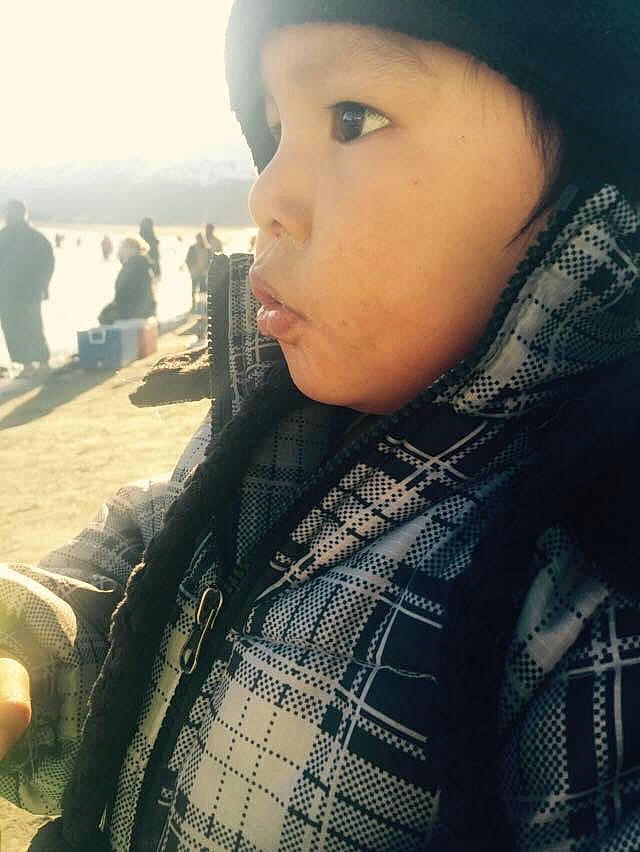 Fernando is registered to the contest to win money with this photo: beauty, black_hair, cheek, child, cloud, cool, design, eye, face, forehead, head, lip, nose, pattern, person, photography, plaid, selfie, sky, tartan