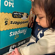 Reivax Alfonso is registered to the contest to win money with this photo: baby, bed, box, candid, casual, child, closeup, clothing, curious, diapers, exploring, fabric, foot, hand, indoor, infant, packaging, person, toddler, young_child