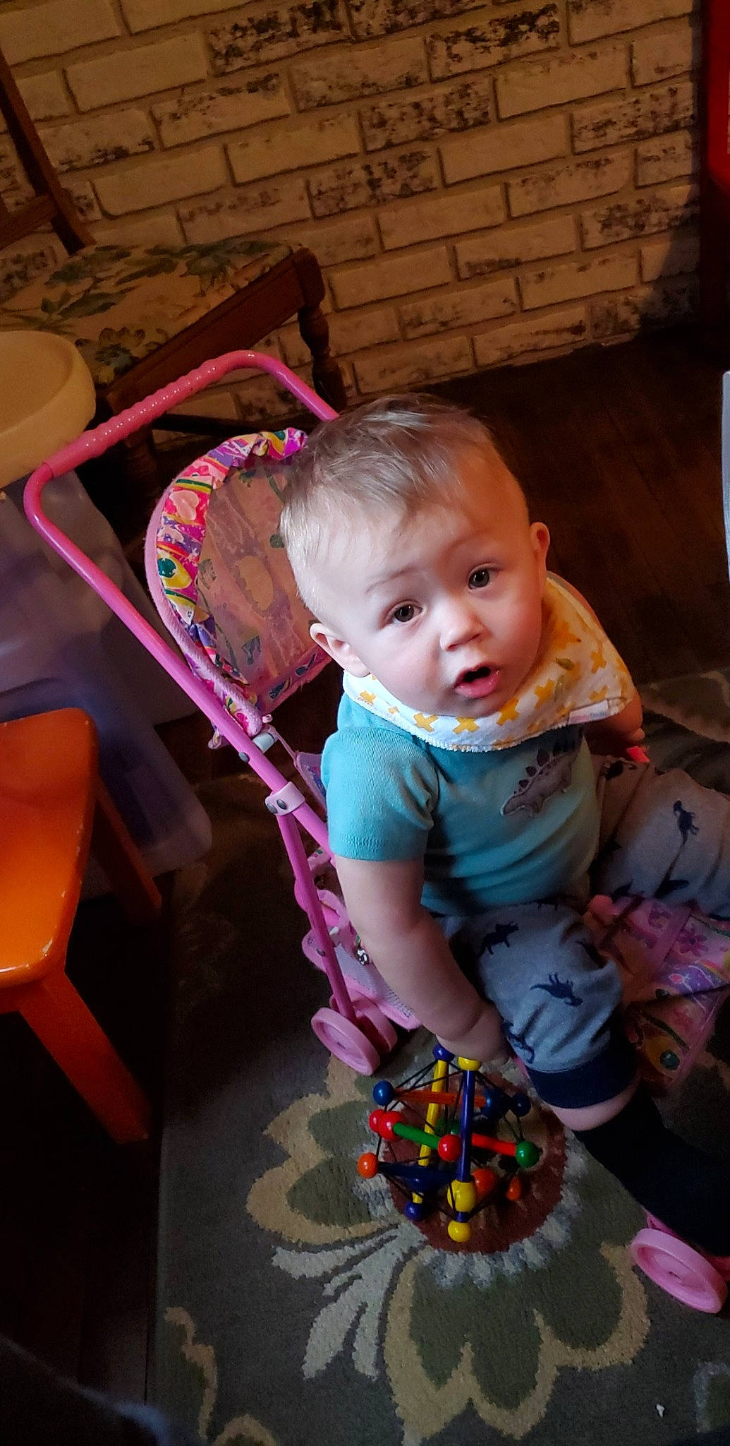 Grady joined the competition — help win amazing prizes! baby, child, iris, person, sitting, skin, surprise, toddler