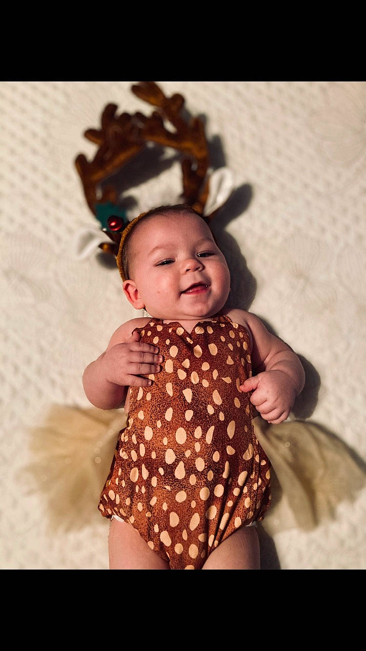 Harper joined the competition — help win amazing prizes! baby, baby_toddler_clothing, child, day_dress, dress, embellishment, eye, face, fashion_accessory, fashion_design, flash_photography, fun, happy, iris, neck, pattern, person, plant, skin, sleeve