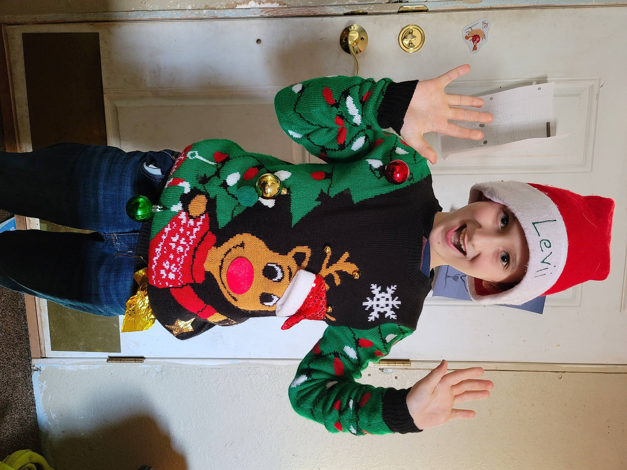 Levii joined the competition — help win amazing prizes! carmine, christmas, christmas_decoration, christmas_eve, costume, fictional_character, headwear, holiday, human, joy, ornament, person