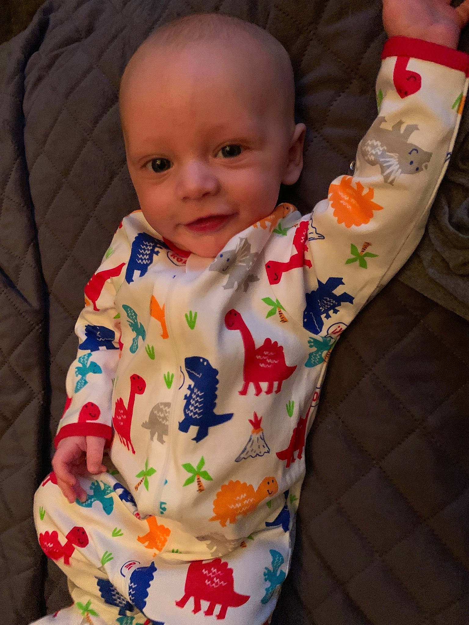 Kooper joined the competition — help win amazing prizes! baby, baby_products, cheek, child, nap_mat, person, product, textile, toddler