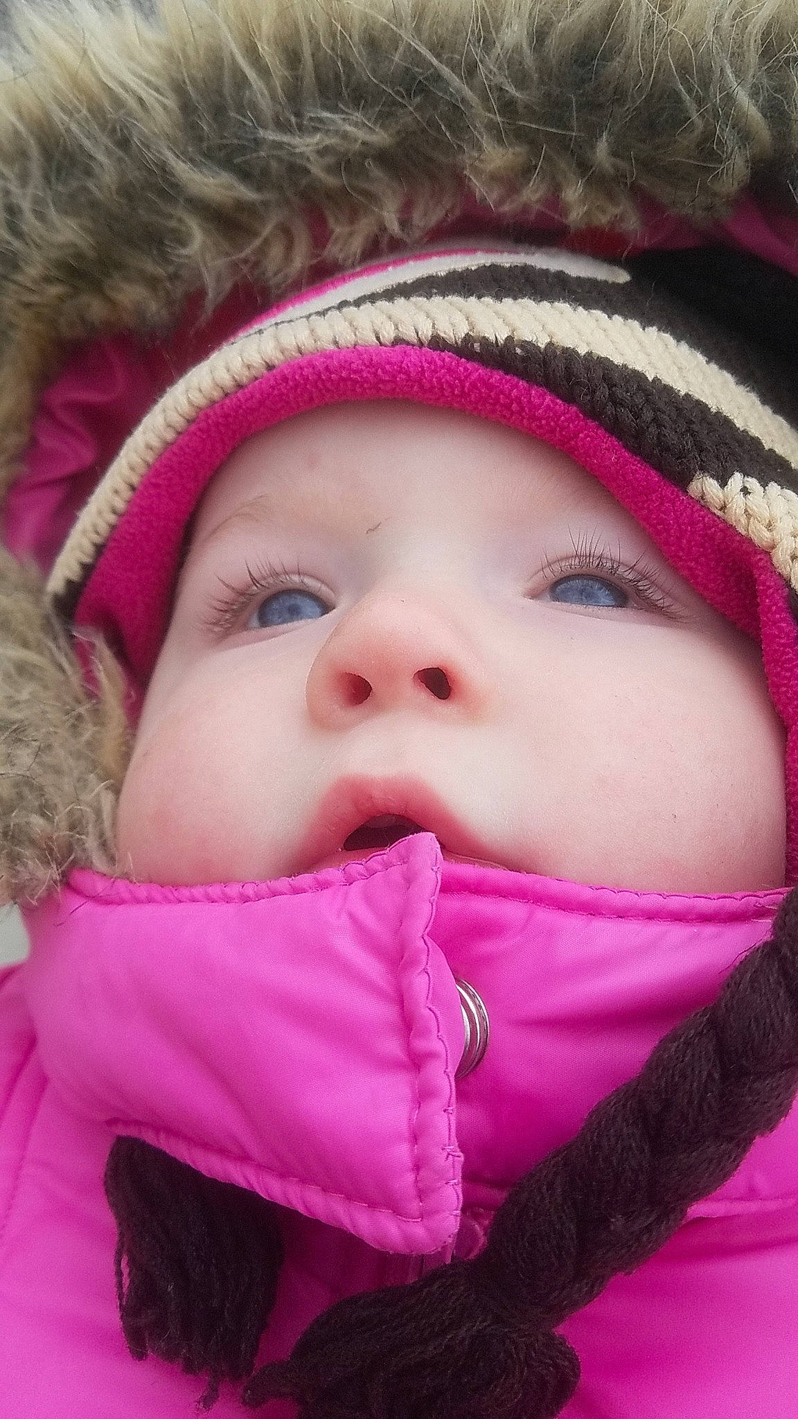 Irina joined the competition — help win amazing prizes! baby, cap, cheek, chin, clothing, eye, eyebrow, eyelash, face, facial_expression, headwear, human, iris, lip, mouth, nose, organ, outerwear, person, product