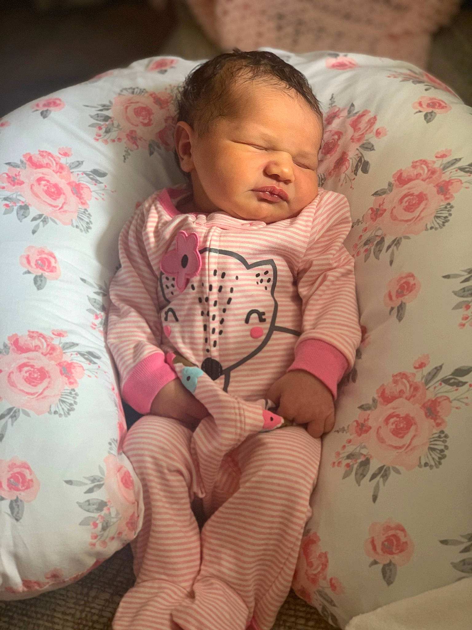 Haidyn joined the competition — help win amazing prizes! baby, baby_toddler_clothing, cheek, comfort, eye, hand, head, human_body, knee, lip, mouth, neck, nose, person, pink, shoulder, skin, sleeve, textile, thigh