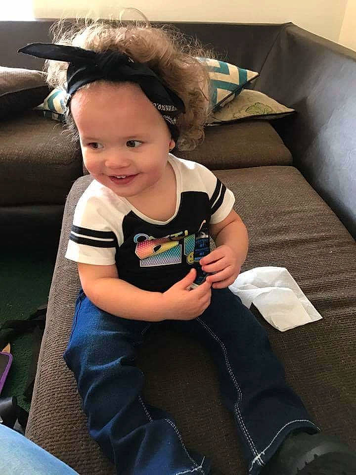 Noel joined the competition — help win amazing prizes! arm, car_seat, child, day, ear, girl, hair, hairstyle, joy, person, product, sitting, smile, toddler