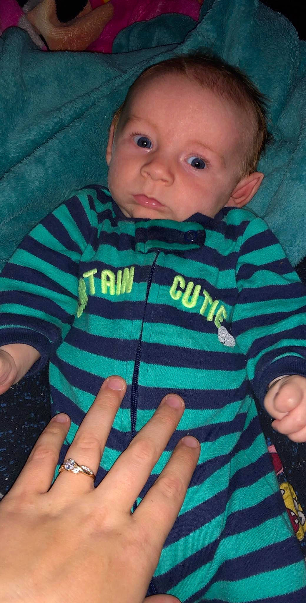 Blaine joined the competition — help win amazing prizes! baby, baby_toddler_clothing, cheek, child, cool, eye, face, finger, hand, nail, nose, person, skin, smile, thumb, toddler, turquoise