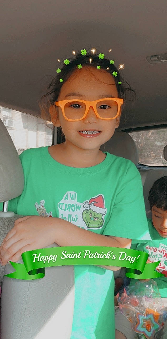 Jayli joined the competition — help win amazing prizes! baby_toddler_clothing, child, cool, eyewear, facial_expression, fun, glasses, goggles, green, happy, human, joy, mouth, person, personal_protective_equipment, skin, smile, sunglasses, t_shirt, toddler