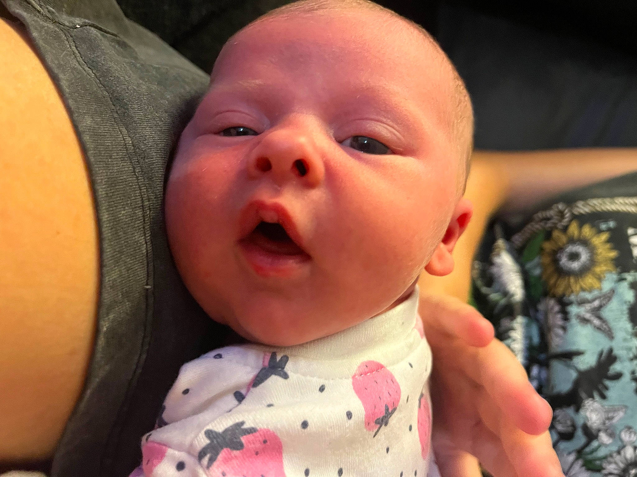 Laylah joined the competition — help win amazing prizes! baby, baby_toddler_clothing, cheek, child, chin, comfort, ear, eyebrow, eyelash, finger, forehead, gesture, happy, iris, lip, mouth, nose, person, skin, sleeve