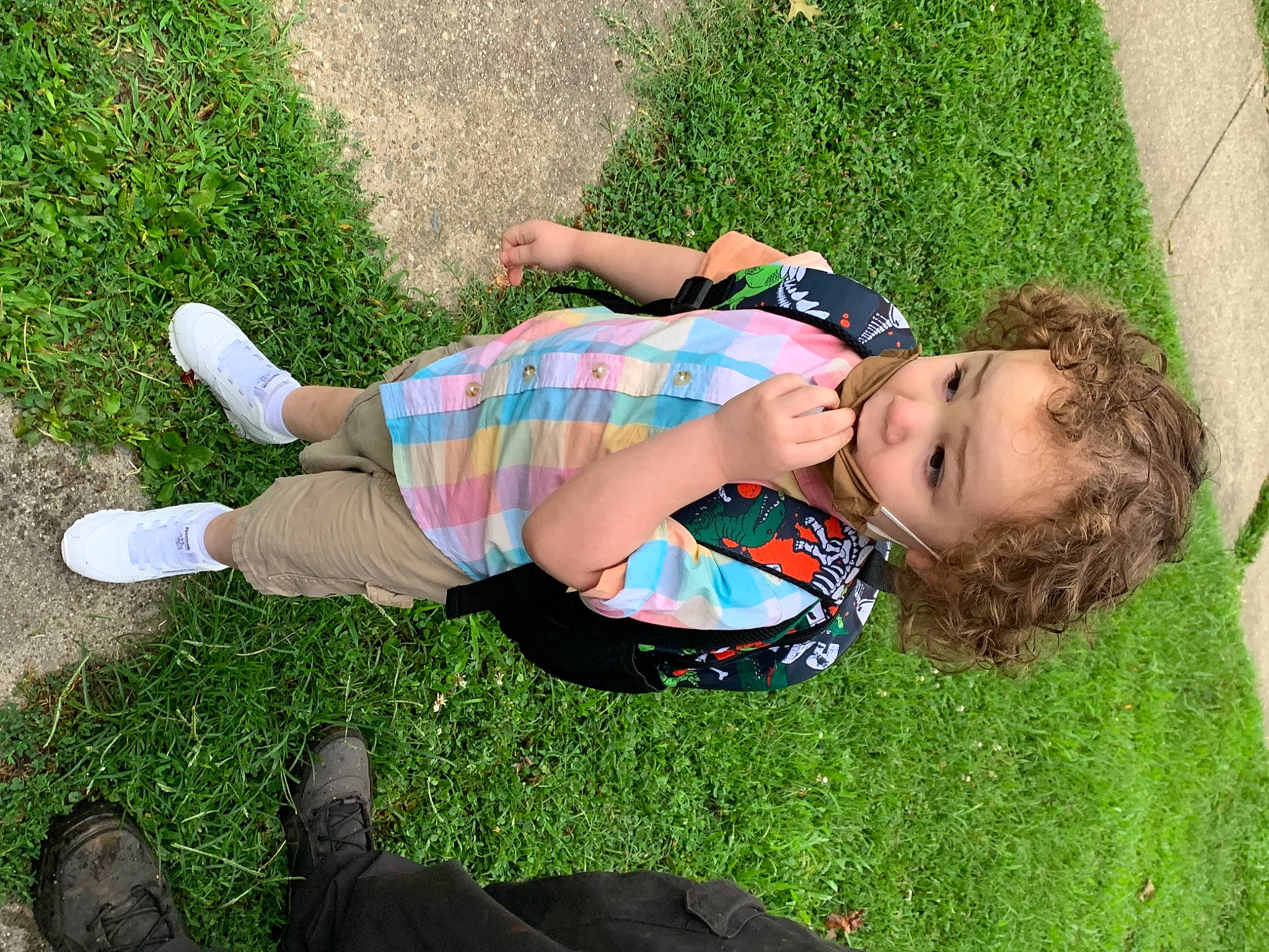 Arritt joined the competition — help win amazing prizes! baby_toddler_clothing, fun, grass, grass_family, grassland, happy, lawn, leaf, leg, leisure, mammal, meadow, people_in_nature, person, plant, public_space, shoe, smile, toddler, vertebrate