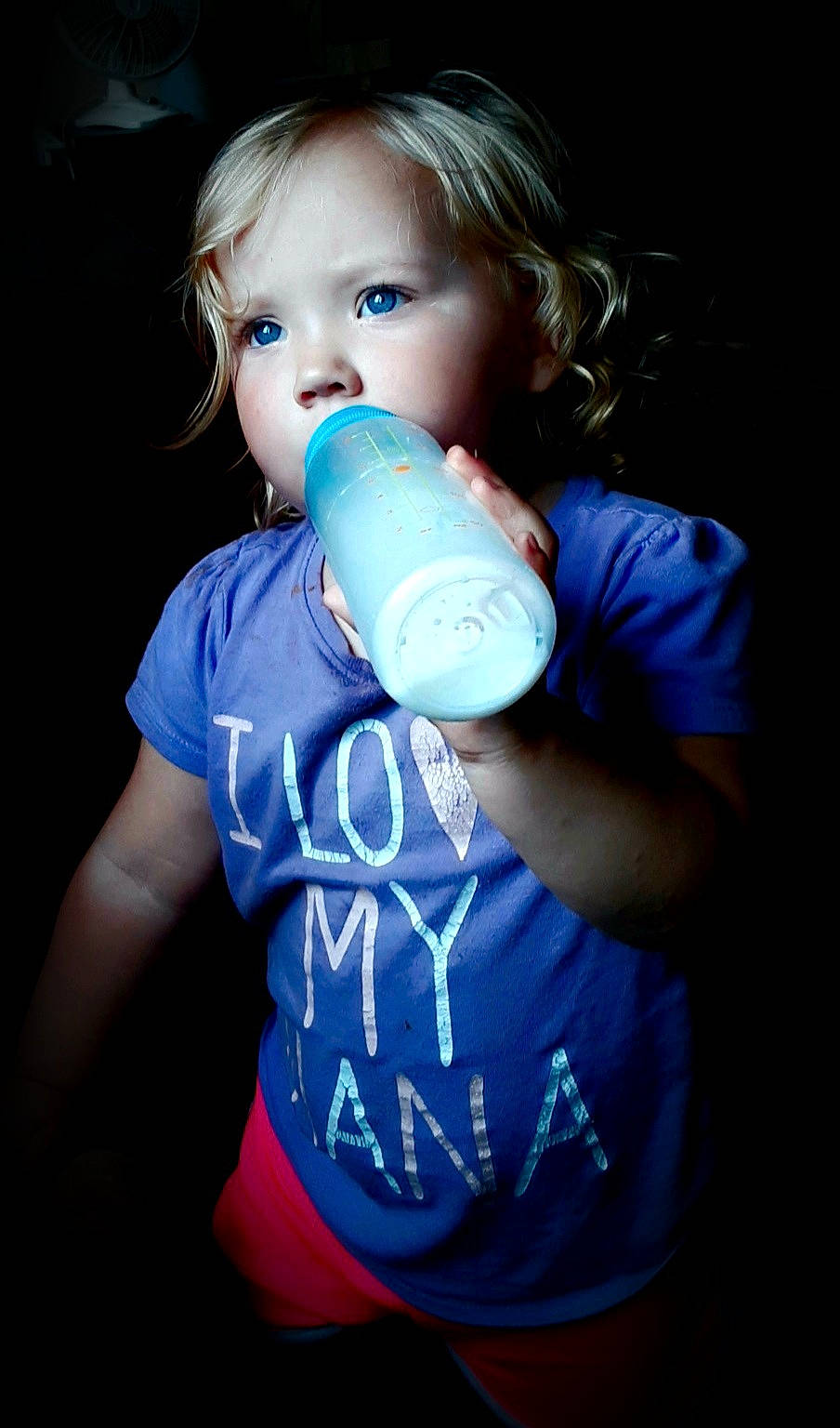 Brynley joined the competition — help win amazing prizes! baby, baby_bottle, baby_products, blue, bottle, cheek, child, dairy, drink, drinking, drinkware, fun, mouth, person, photography, plastic_bottle, play, product, toddler, water