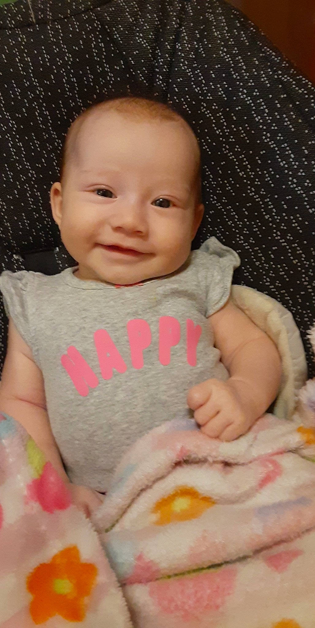 Reyna is registered to the contest to win money with this photo: arm, baby, baby_toddler_clothing, cheek, chin, eye, eyebrow, face, happy, head, human_body, joy, lip, mouth, neck, nose, person, product, skin, sleeve