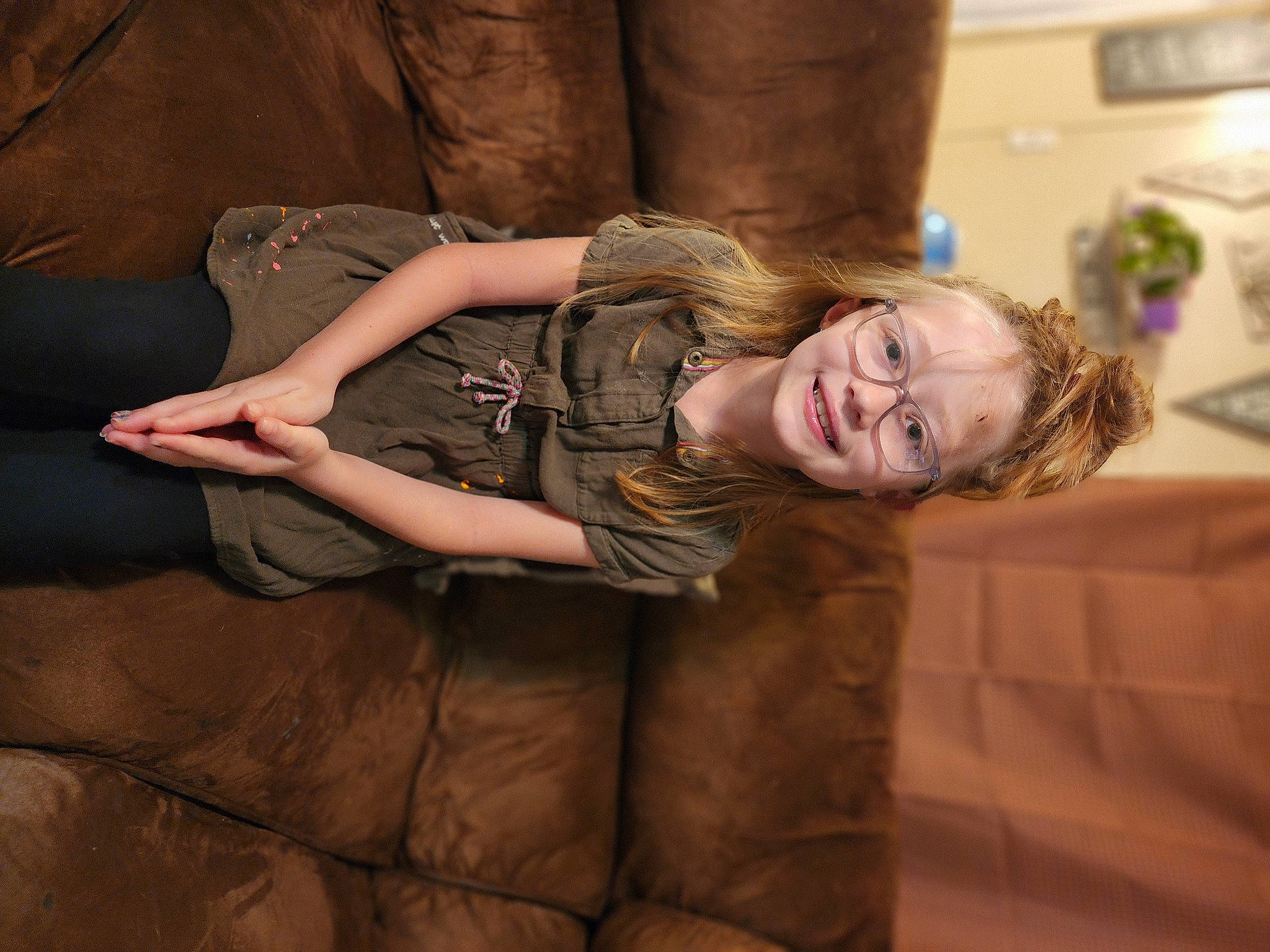 Auroura joined the competition — help win amazing prizes! abdomen, blond, brown, brown_hair, comfort, couch, flash_photography, flooring, happy, human_leg, joint, joy, knee, leg, long_hair, person, sitting, smile, thigh, trunk