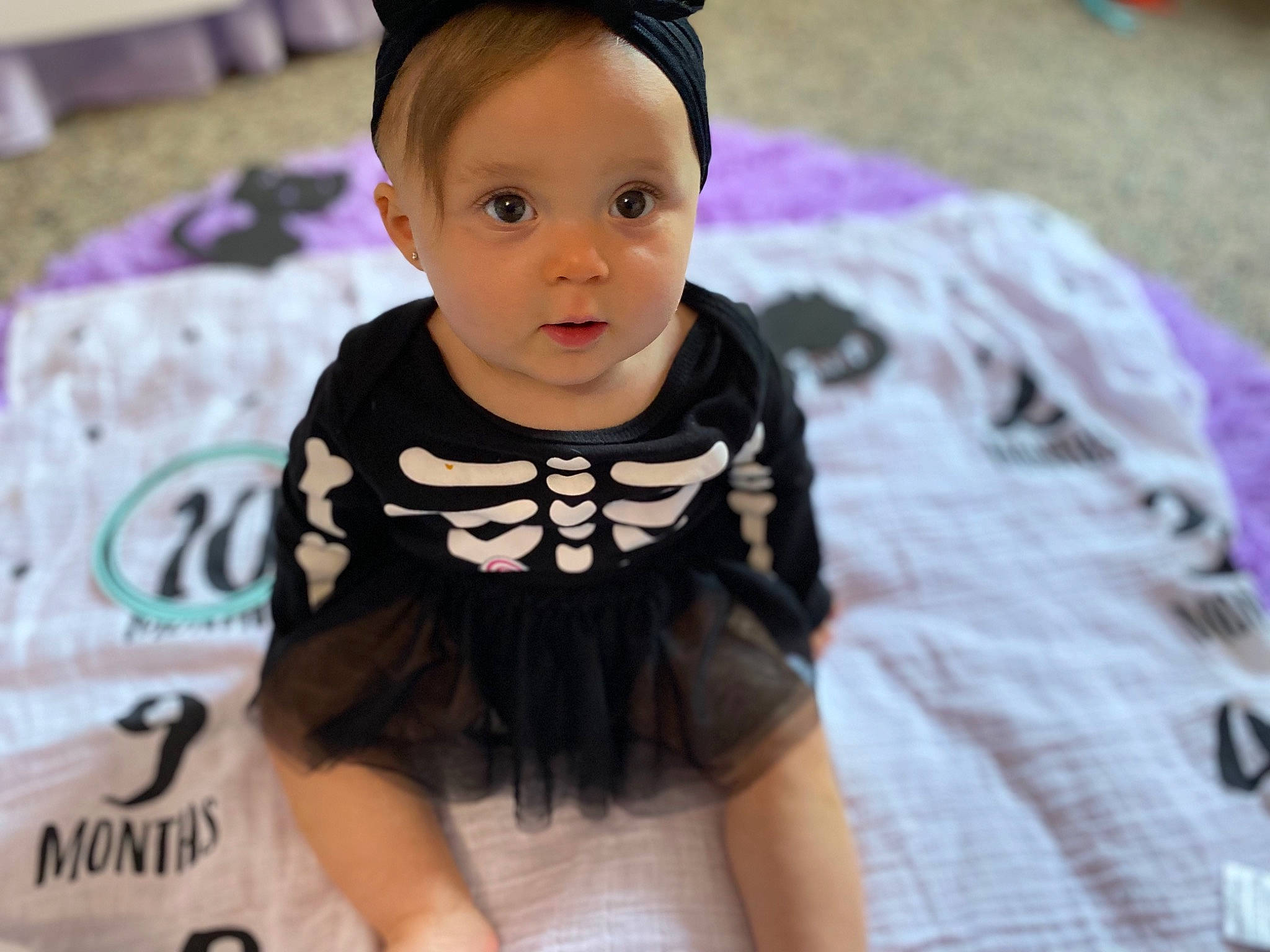 Veronica joined the competition — help win amazing prizes! baby, baby_toddler_clothing, cap, cheek, dress, eye, eyebrow, eyelash, face, hair, happy, headgear, iris, person, pink, purple, skin, sleeve, smile, t_shirt