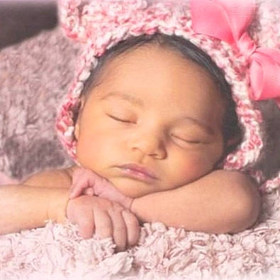 Shaylynn joined the competition — help win amazing prizes! bedtime, cheek, child, hair_accessory, infant, lip, person, skin, sleep, toddler