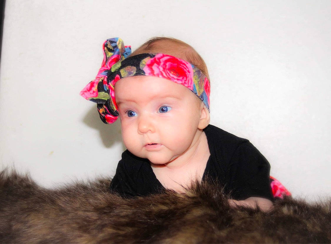 Adrian joined the competition — help win amazing prizes! animal_product, baby, baby_toddler_clothing, cheek, child_model, costume_accessory, fashion_accessory, flash_photography, fur, fur_clothing, hair_accessory, headband, headgear, headpiece, headwear, iris, lip, natural_material, person, pink