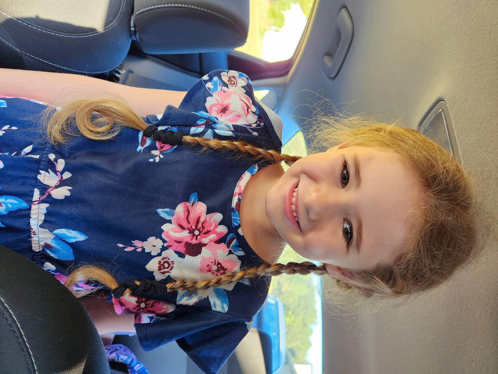 Mackenzie joined the competition — help win amazing prizes! auto_part, automotive_design, automotive_exterior, automotive_wheel_system, beauty, car_seat, child, electric_blue, family_car, fashion_accessory, flower, fun, happy, joy, luxury_vehicle, motor_vehicle, person, rose, smile, toddler